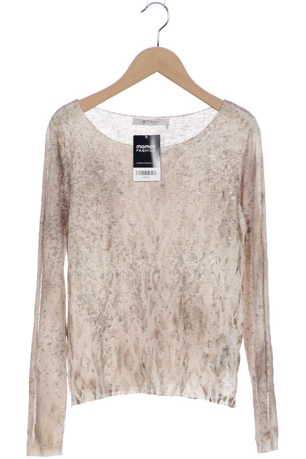 

monari Damen Pullover, beige, Gr. 36