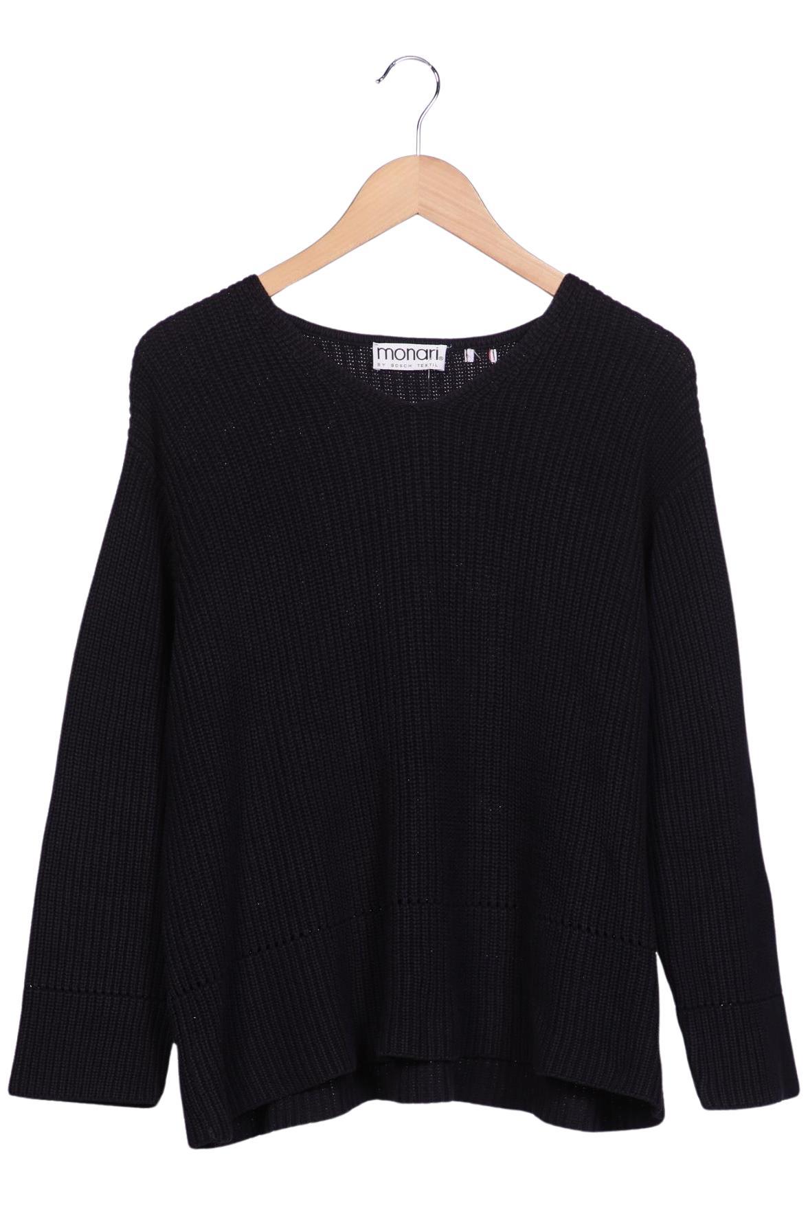 

monari Damen Pullover, schwarz, Gr. 44