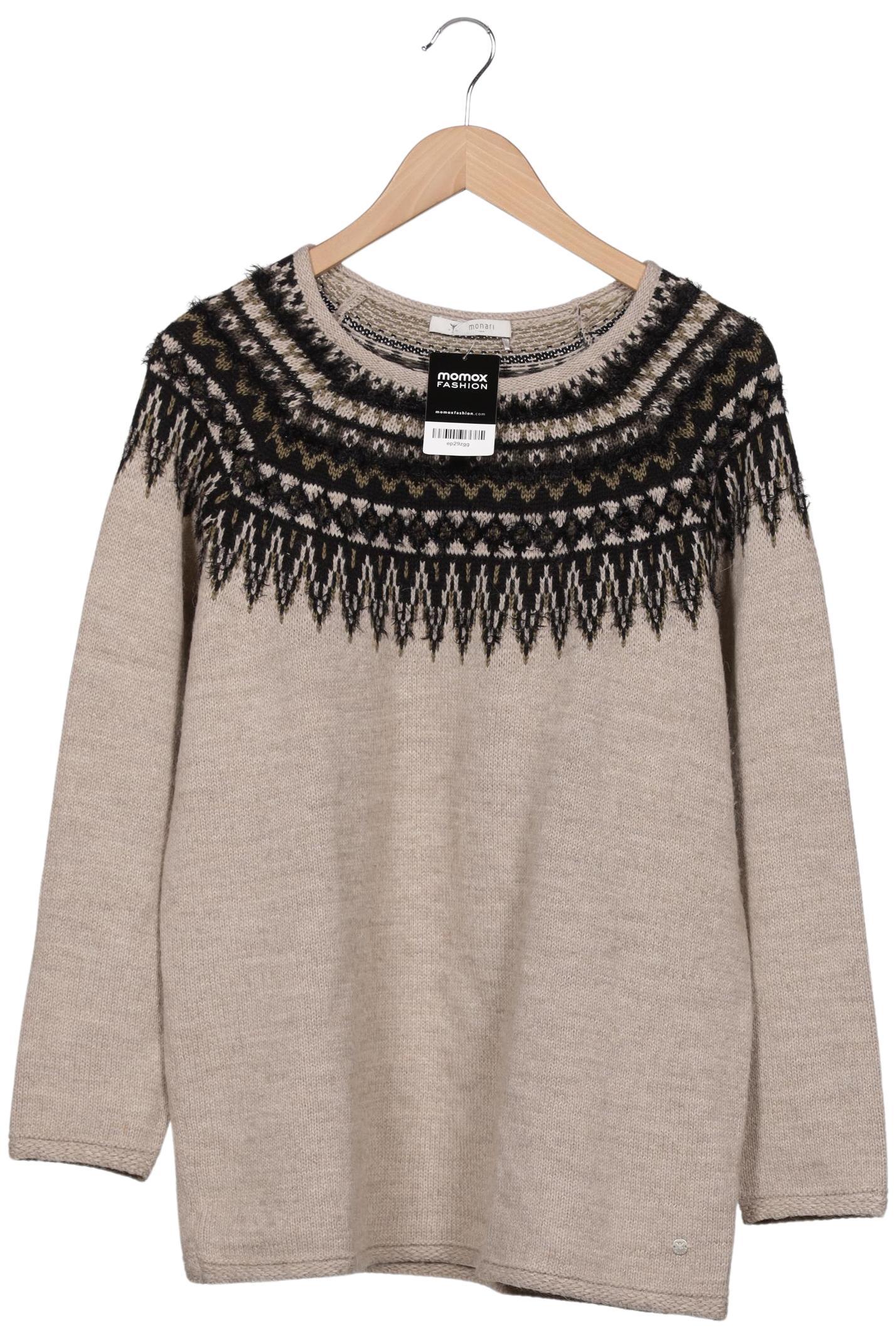 

monari Damen Pullover, beige, Gr. 44