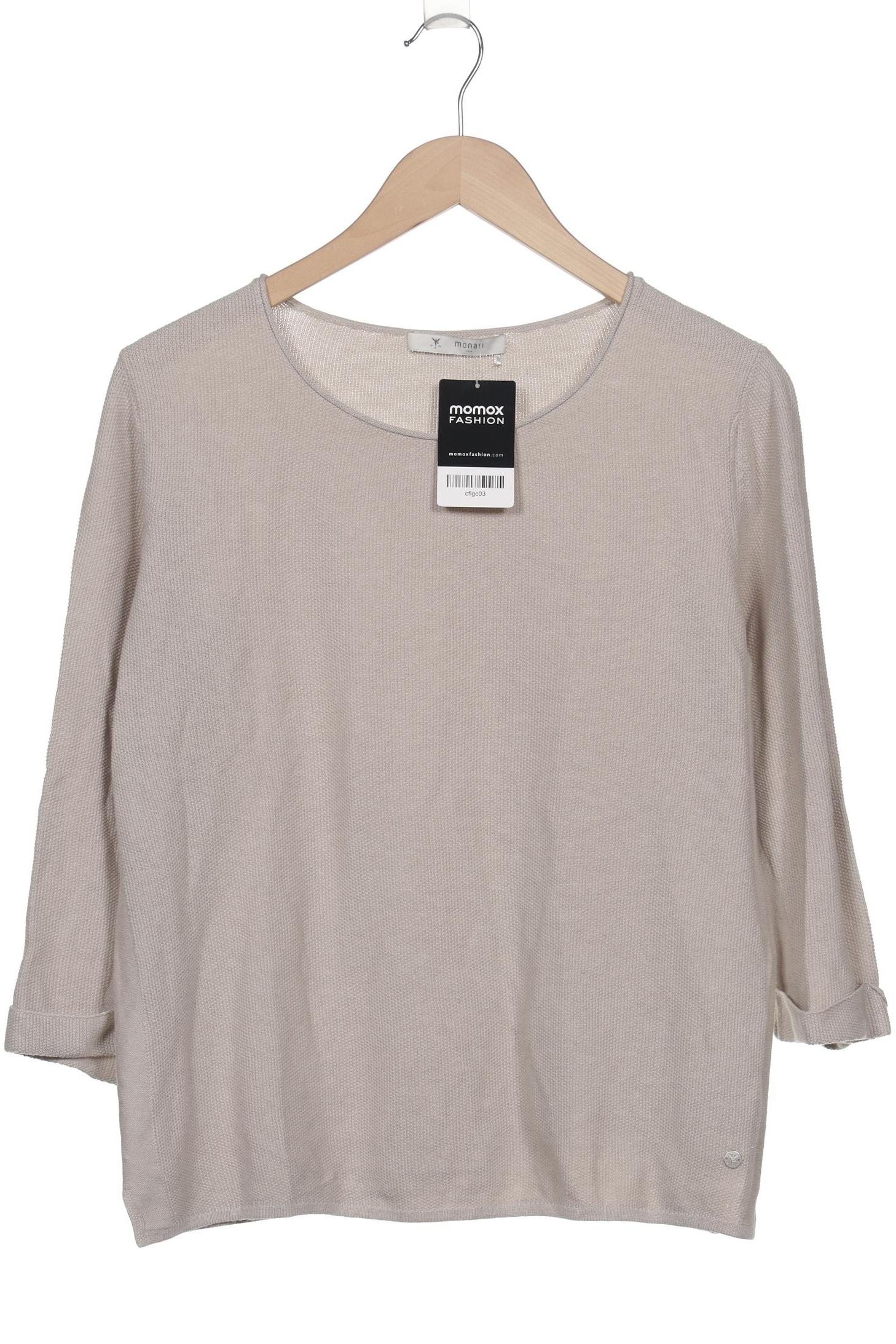 

monari Damen Pullover, beige, Gr. 38