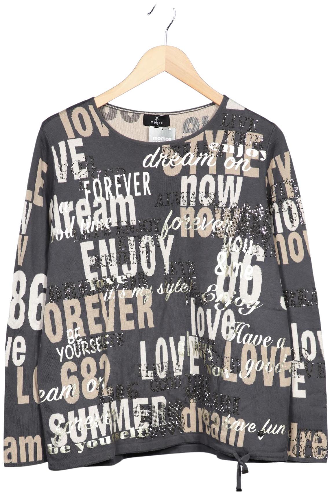 

monari Damen Pullover, grau, Gr. 40