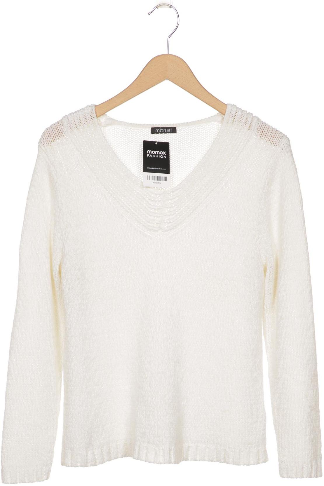 

monari Damen Pullover, weiß, Gr. 44