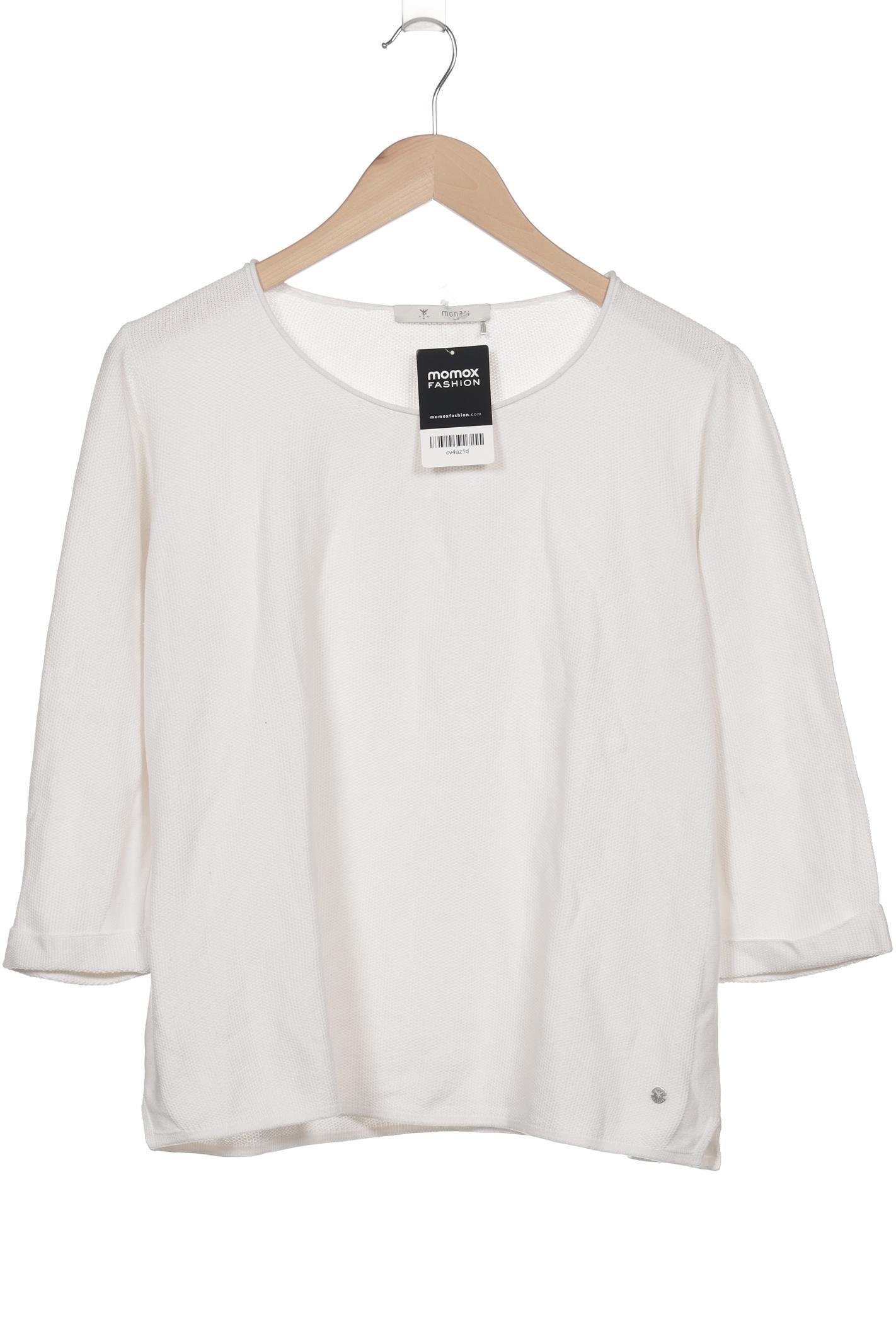 

monari Damen Pullover, weiß, Gr. 38