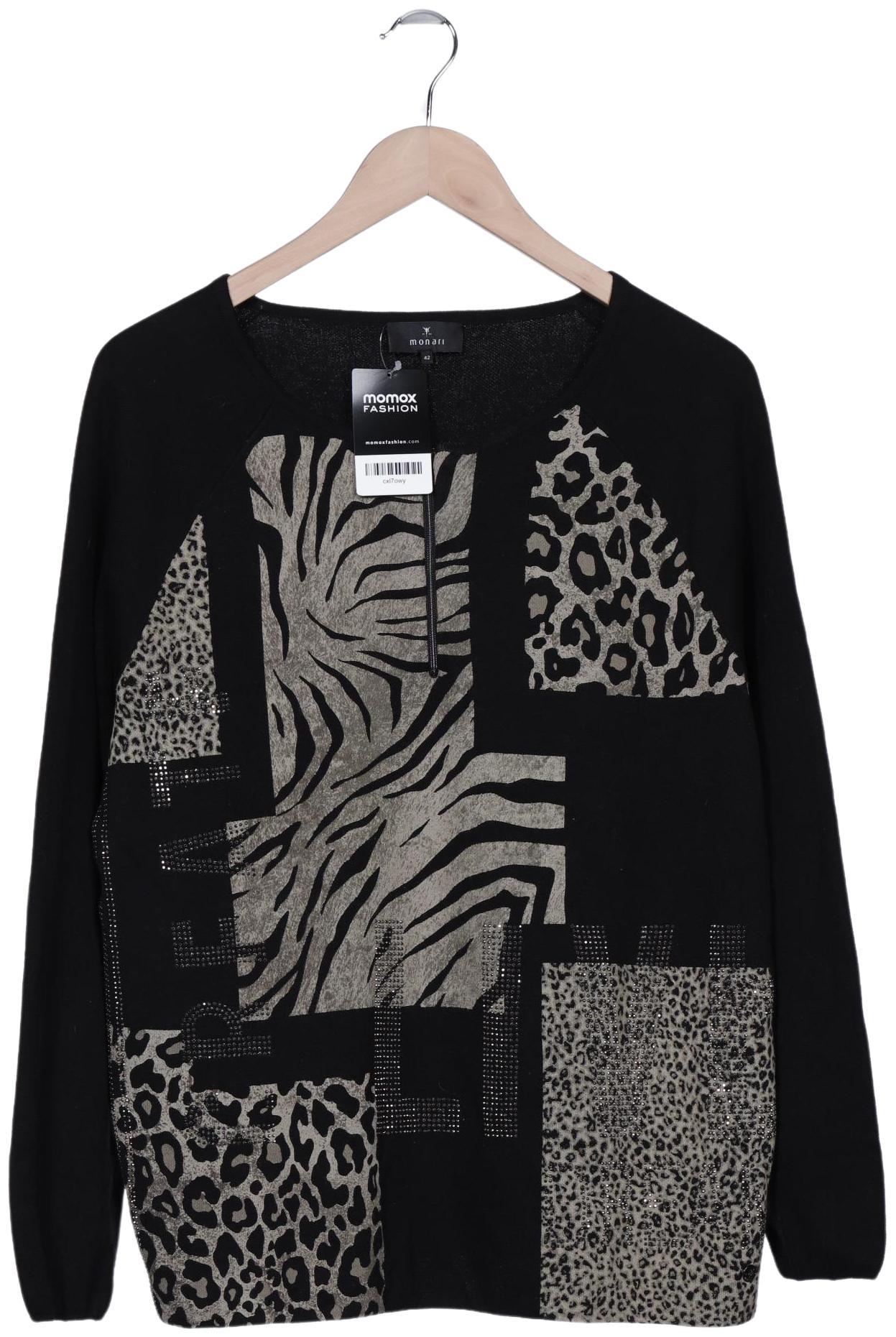 

monari Damen Pullover, schwarz, Gr. 42