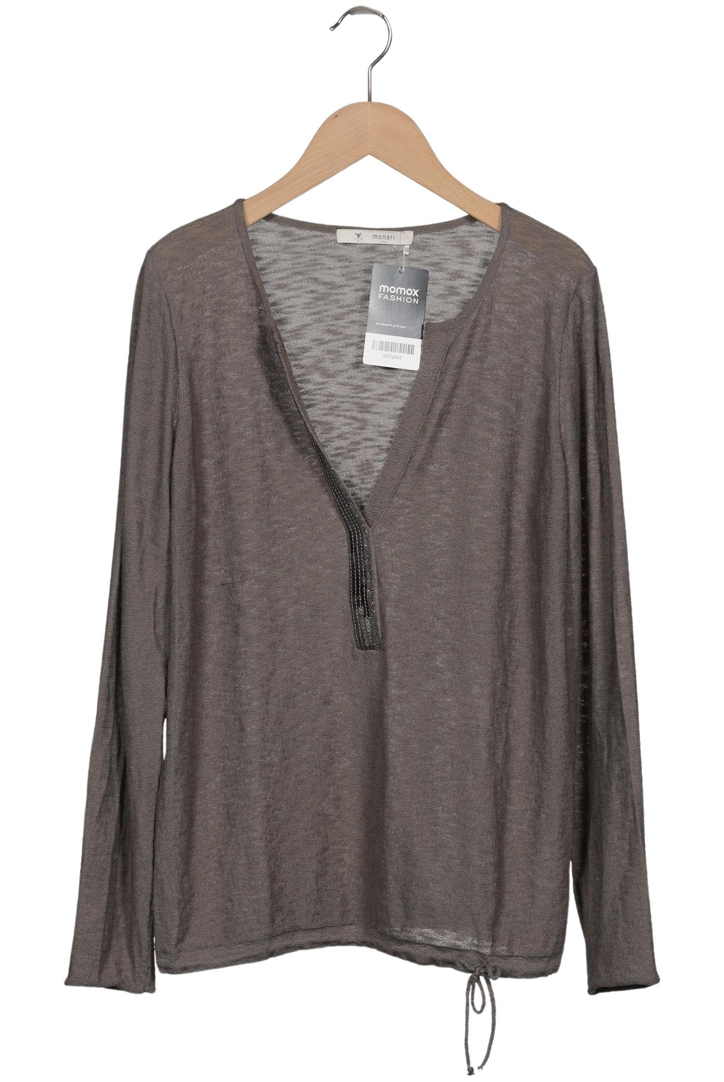 

monari Damen Pullover, grau, Gr. 36