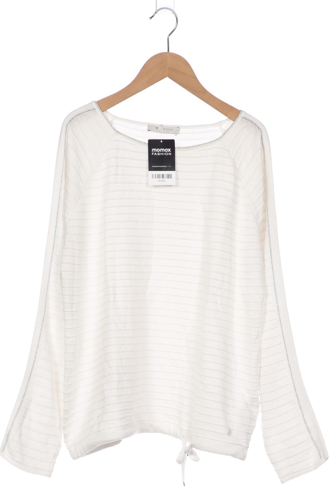 

monari Damen Pullover, weiß, Gr. 38