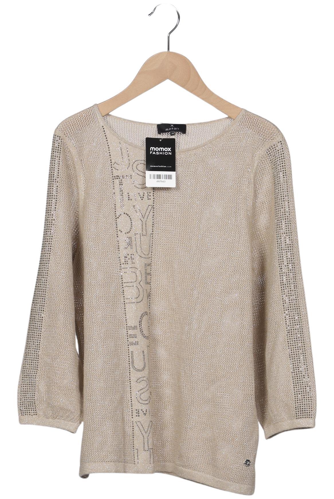 

monari Damen Pullover, beige, Gr. 40