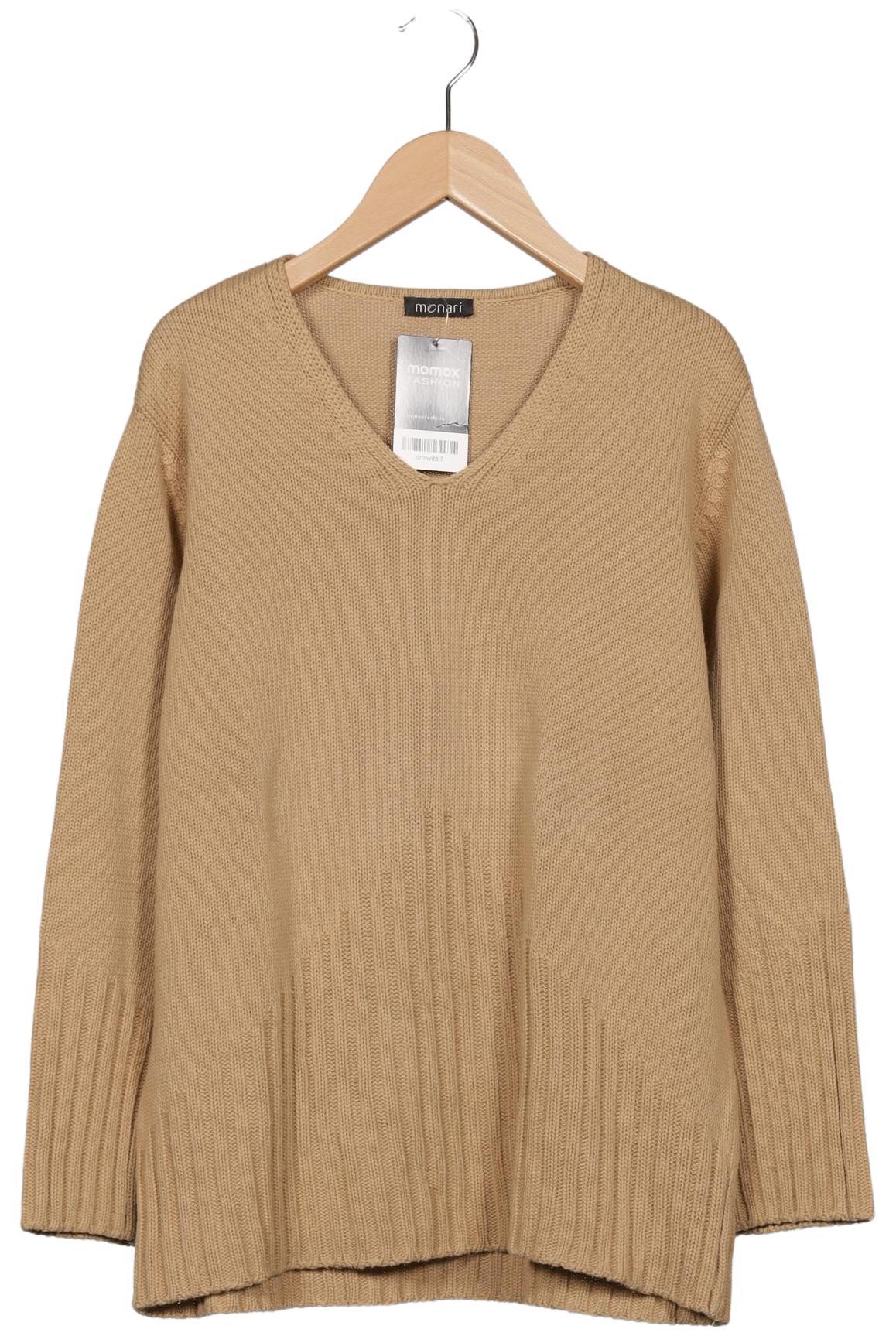 

monari Damen Pullover, beige, Gr. 42