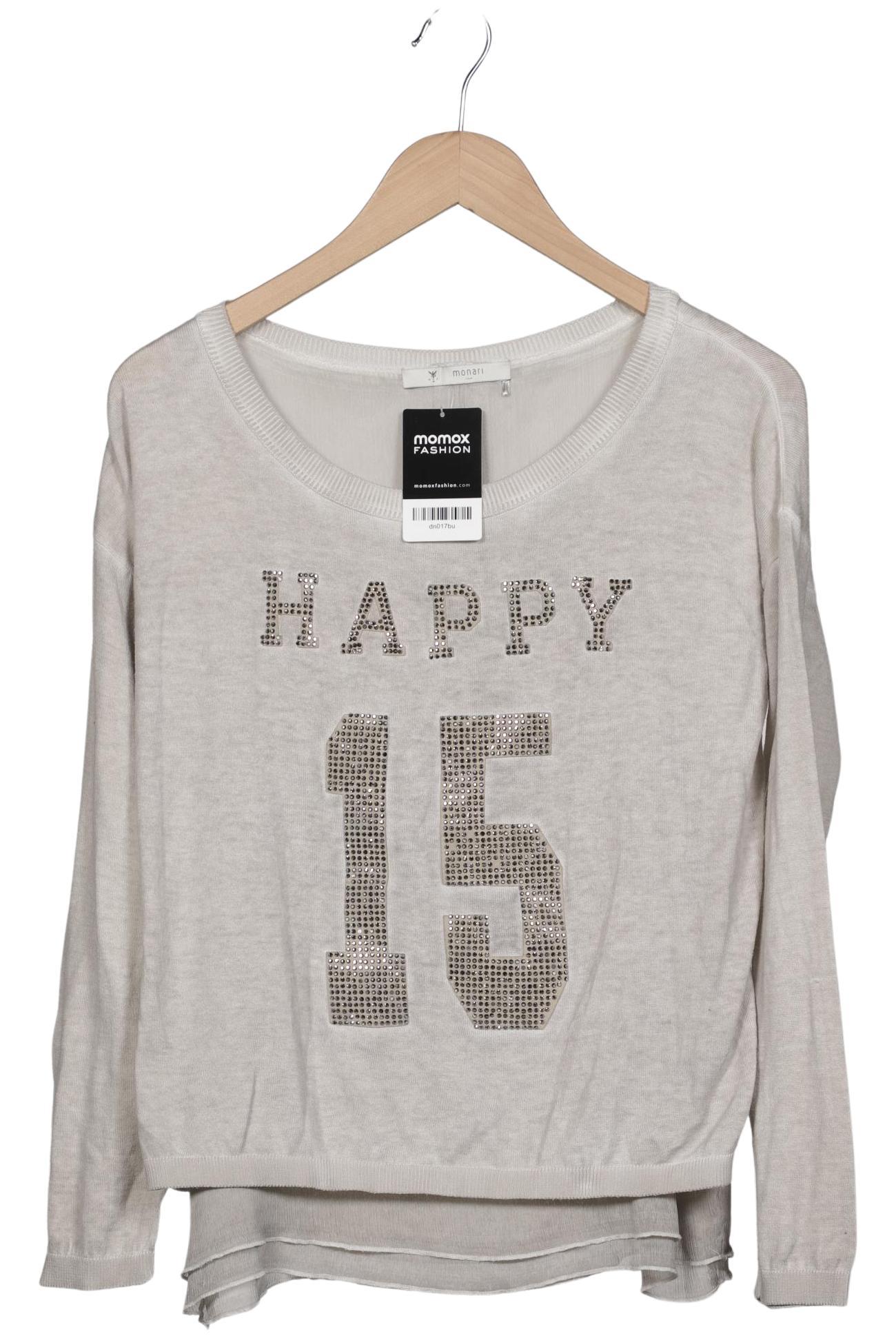 

monari Damen Pullover, grau, Gr. 38