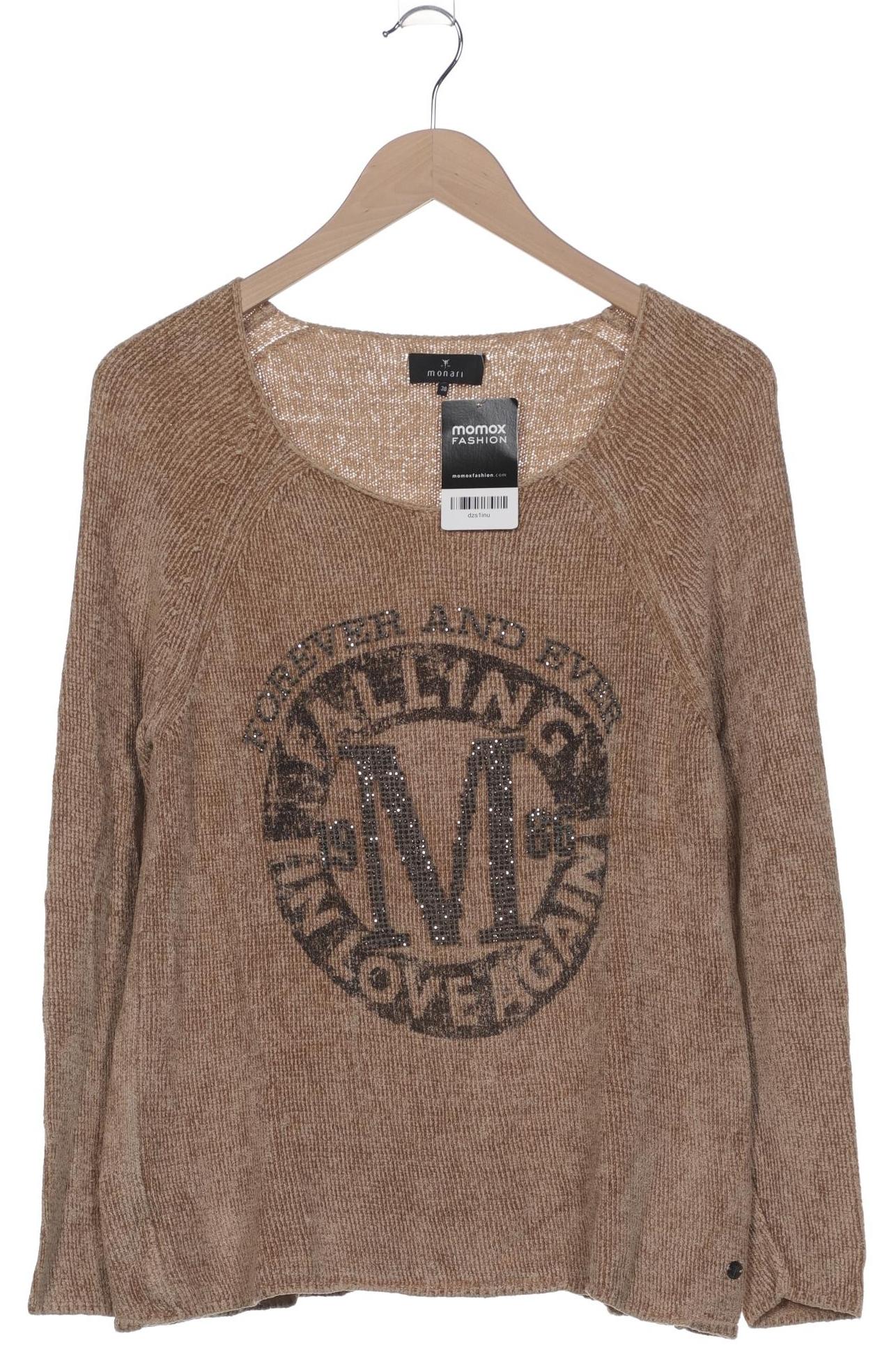 

monari Damen Pullover, braun, Gr. 38