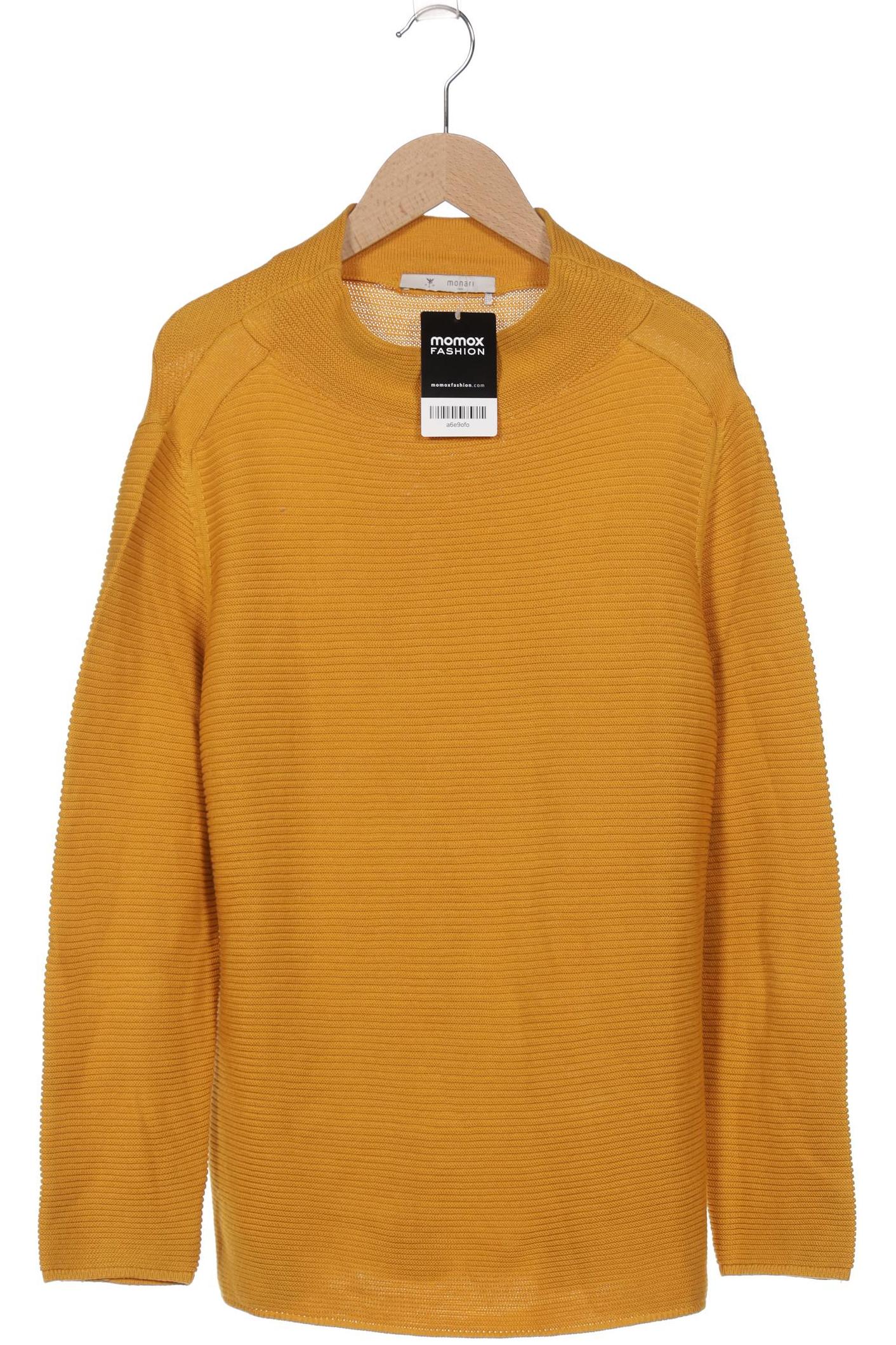 

monari Damen Pullover, gelb, Gr. 44