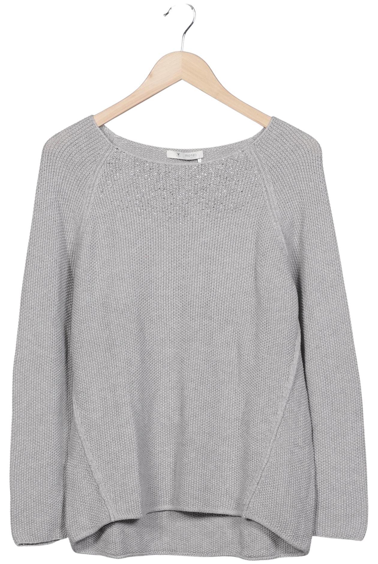 

monari Damen Pullover, grau, Gr. 40