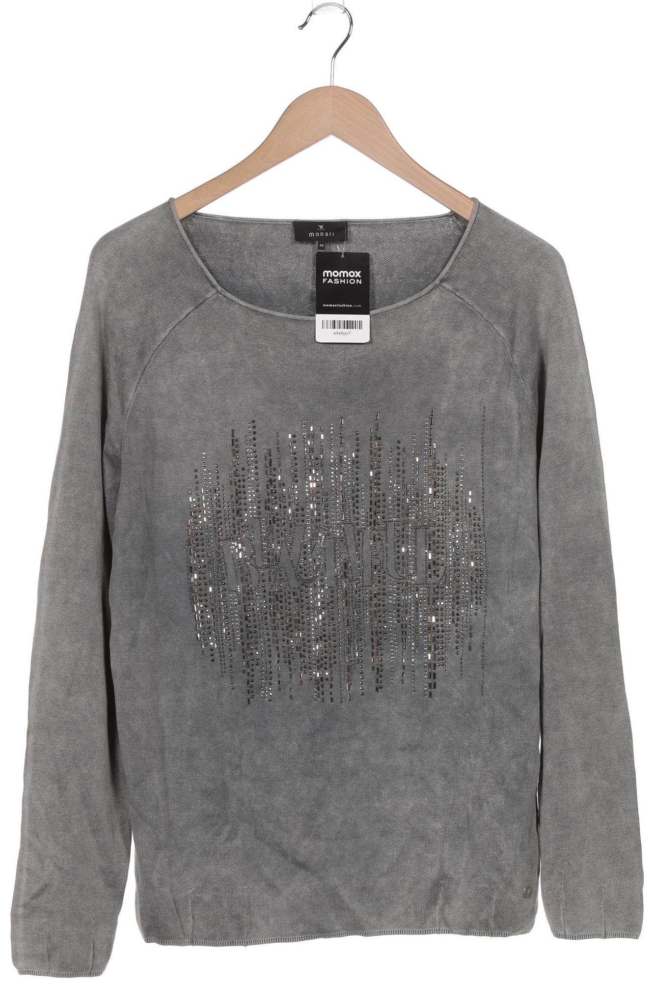 

monari Damen Pullover, grau, Gr. 40