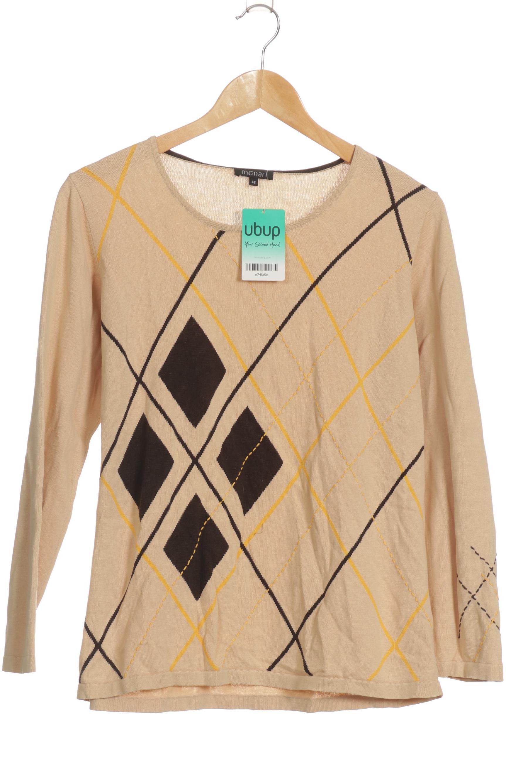 

monari Damen Pullover, beige, Gr. 46