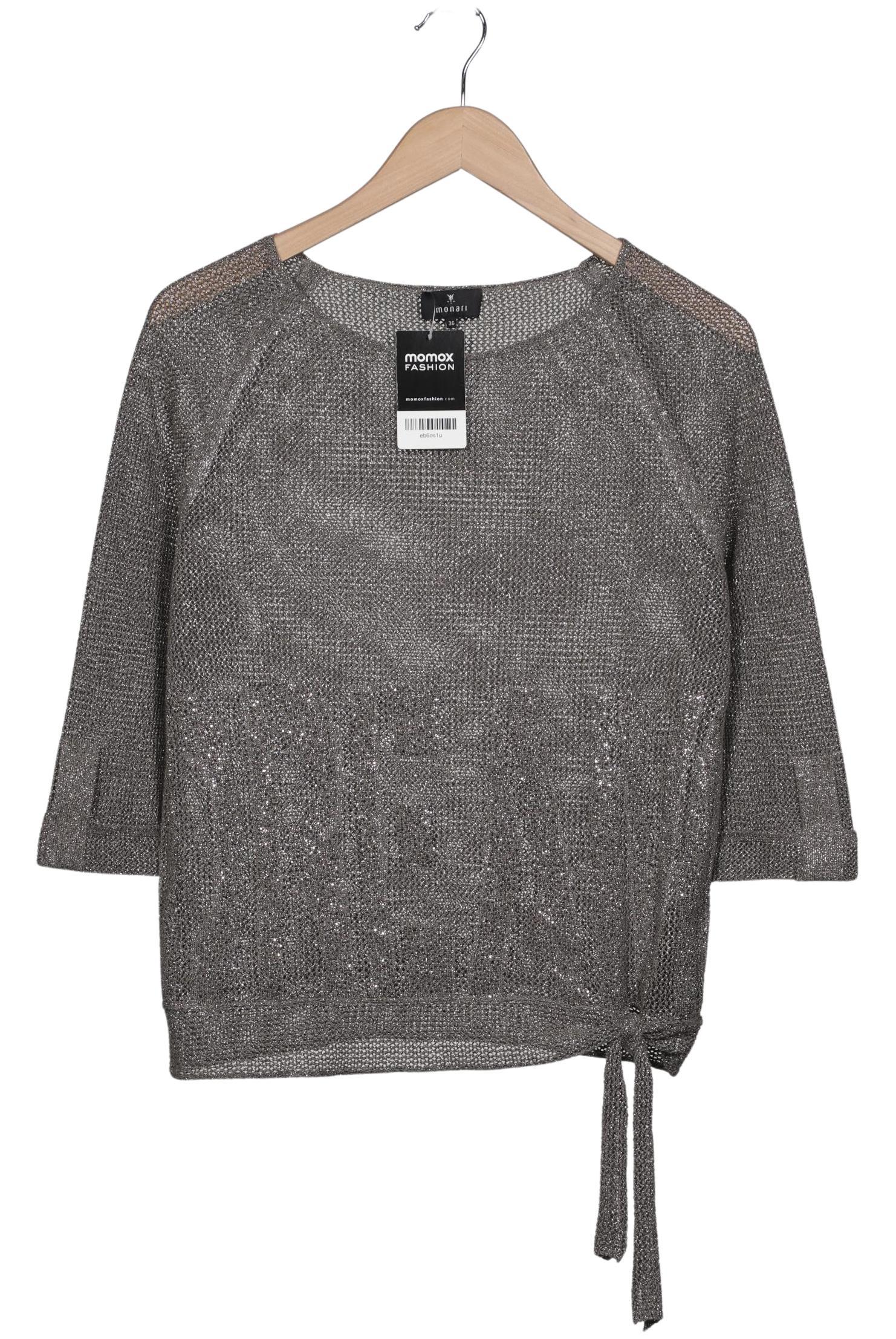 

monari Damen Pullover, grau, Gr. 36