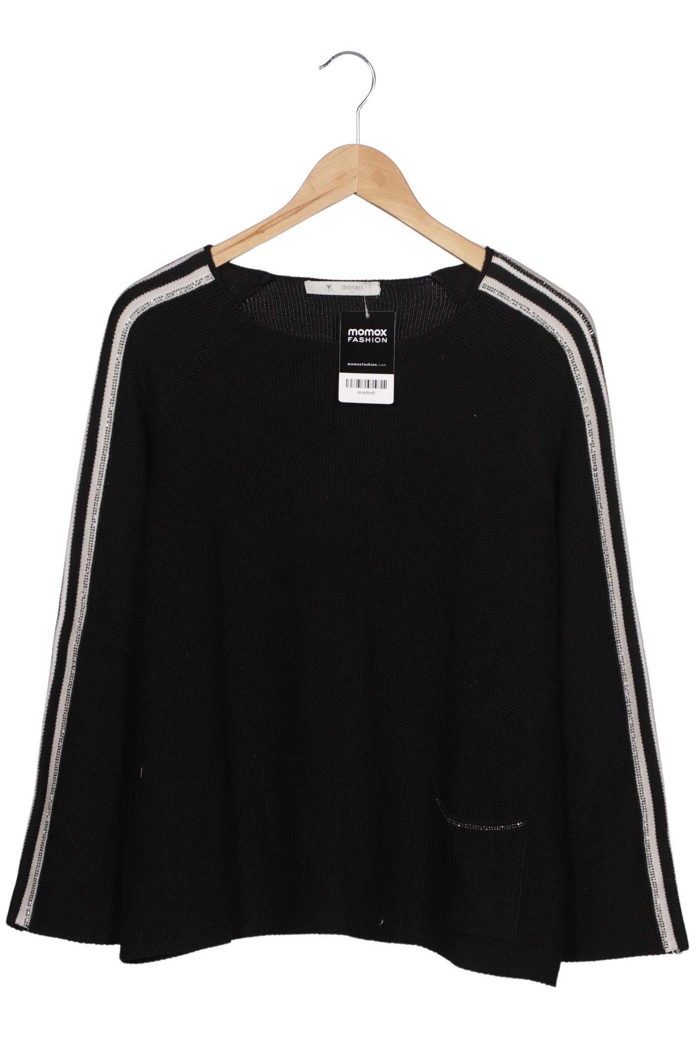 

monari Damen Pullover, schwarz, Gr. 44