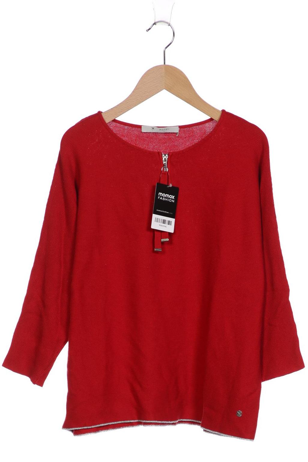

monari Damen Pullover, rot, Gr. 42