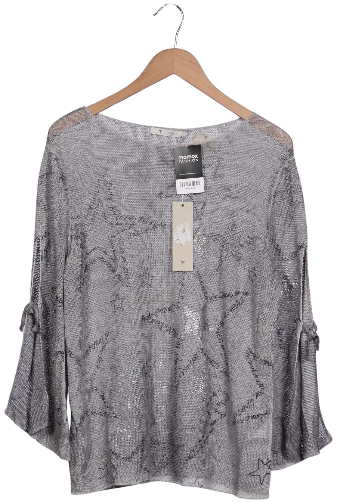 

monari Damen Pullover, grau, Gr. 42