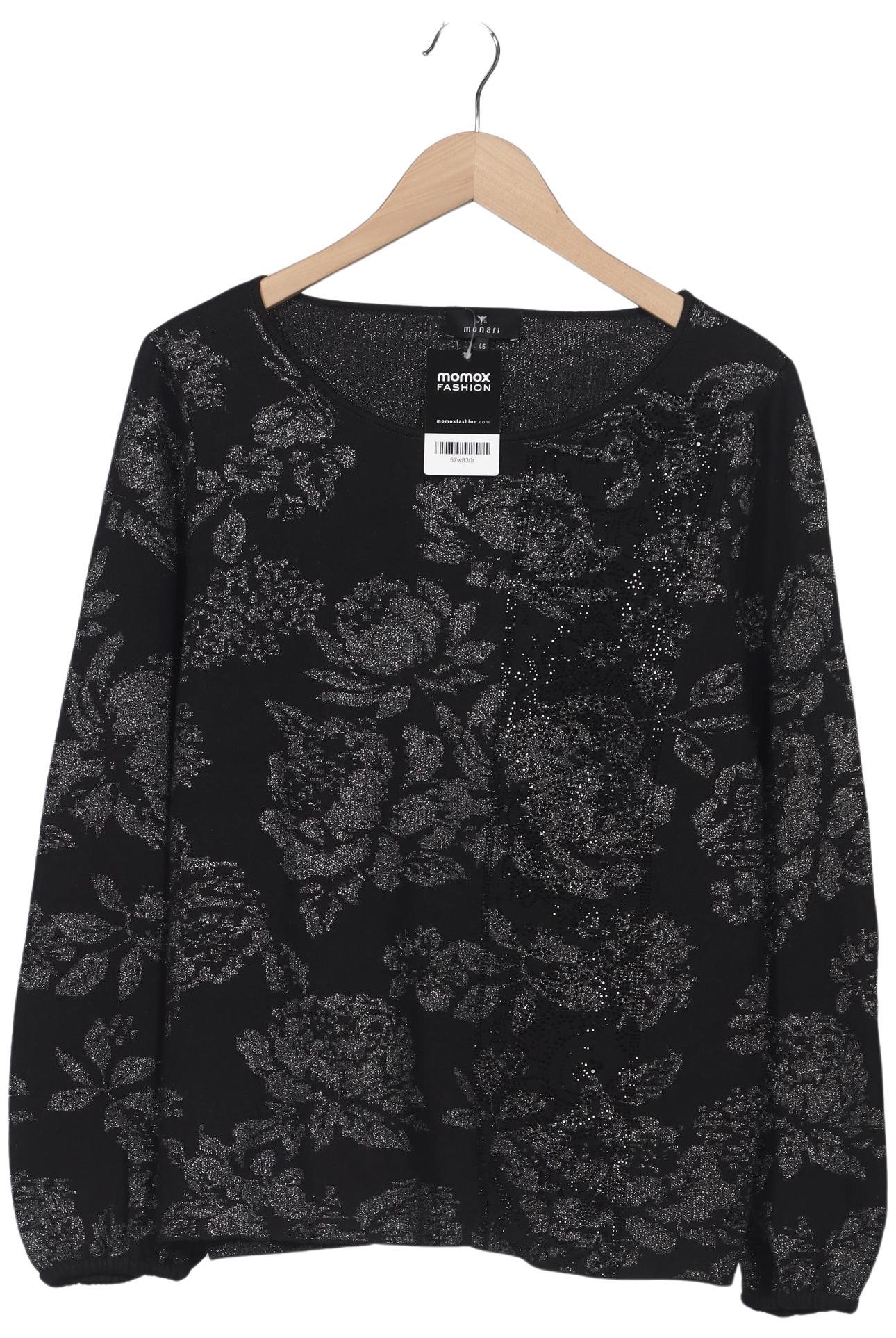 

monari Damen Pullover, schwarz, Gr. 46