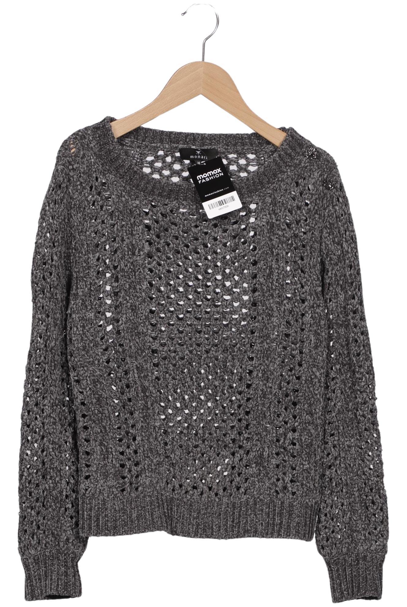 

monari Damen Pullover, grau, Gr. 36