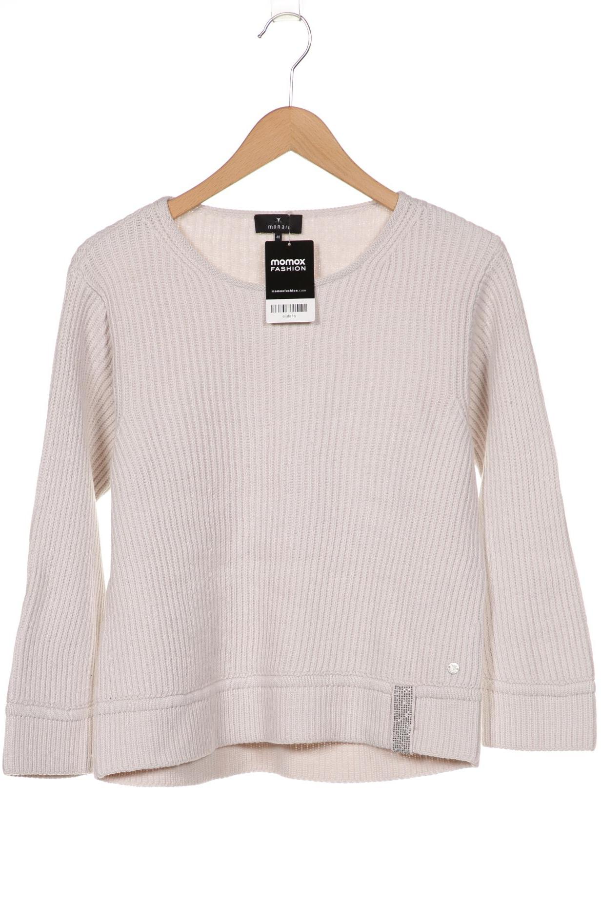 

monari Damen Pullover, cremeweiß