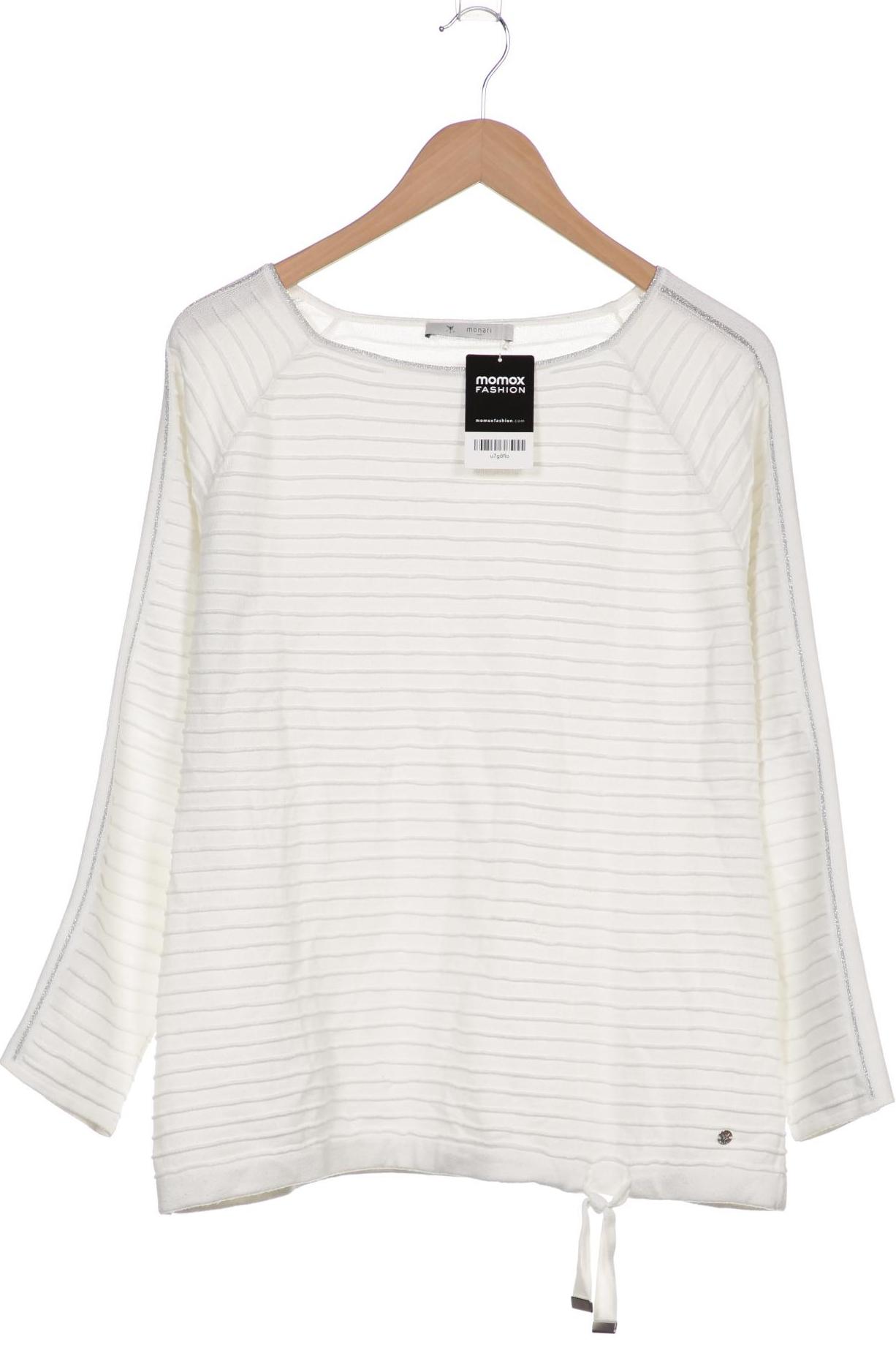 

monari Damen Pullover, weiß, Gr. 48