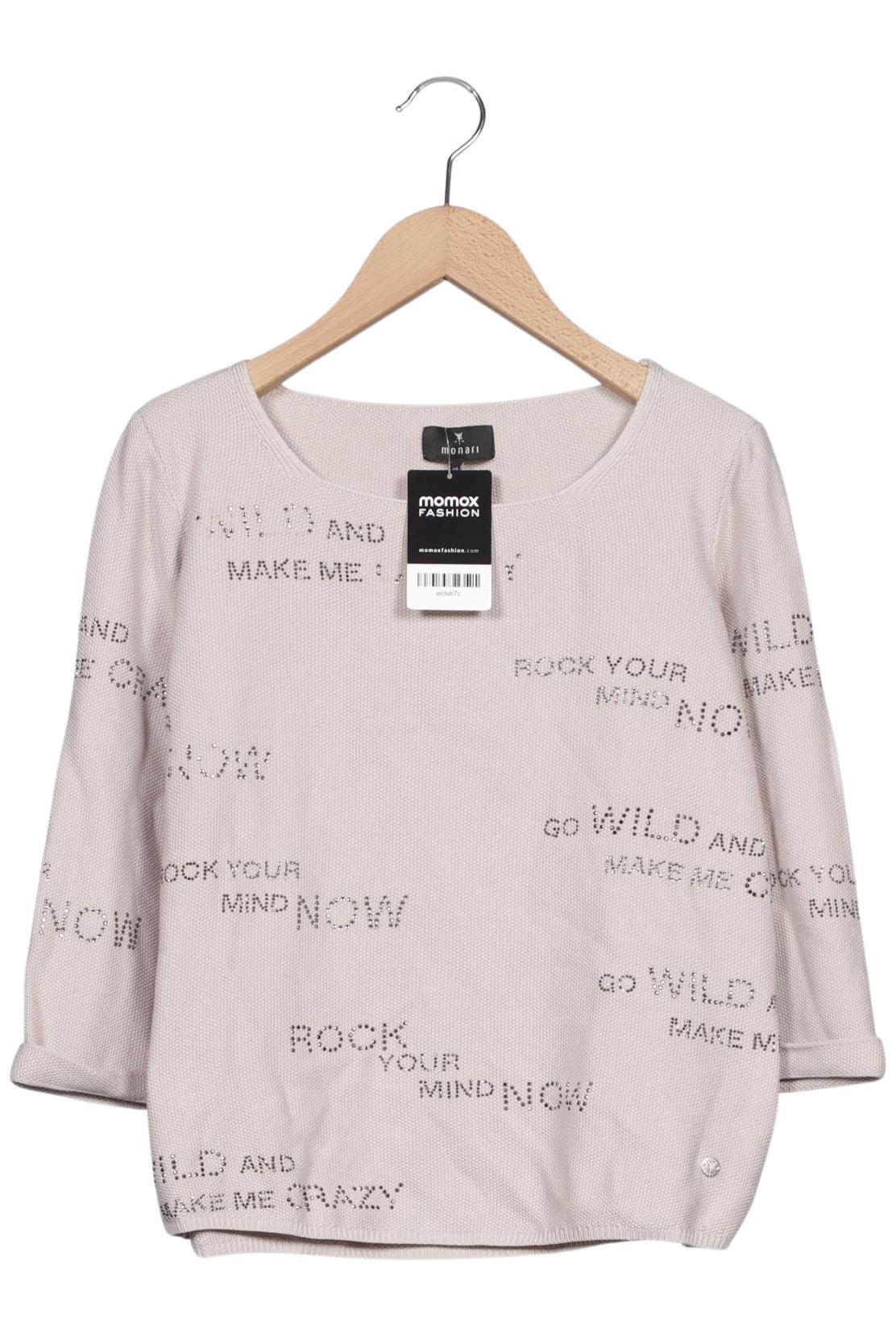 

monari Damen Pullover, beige, Gr. 36
