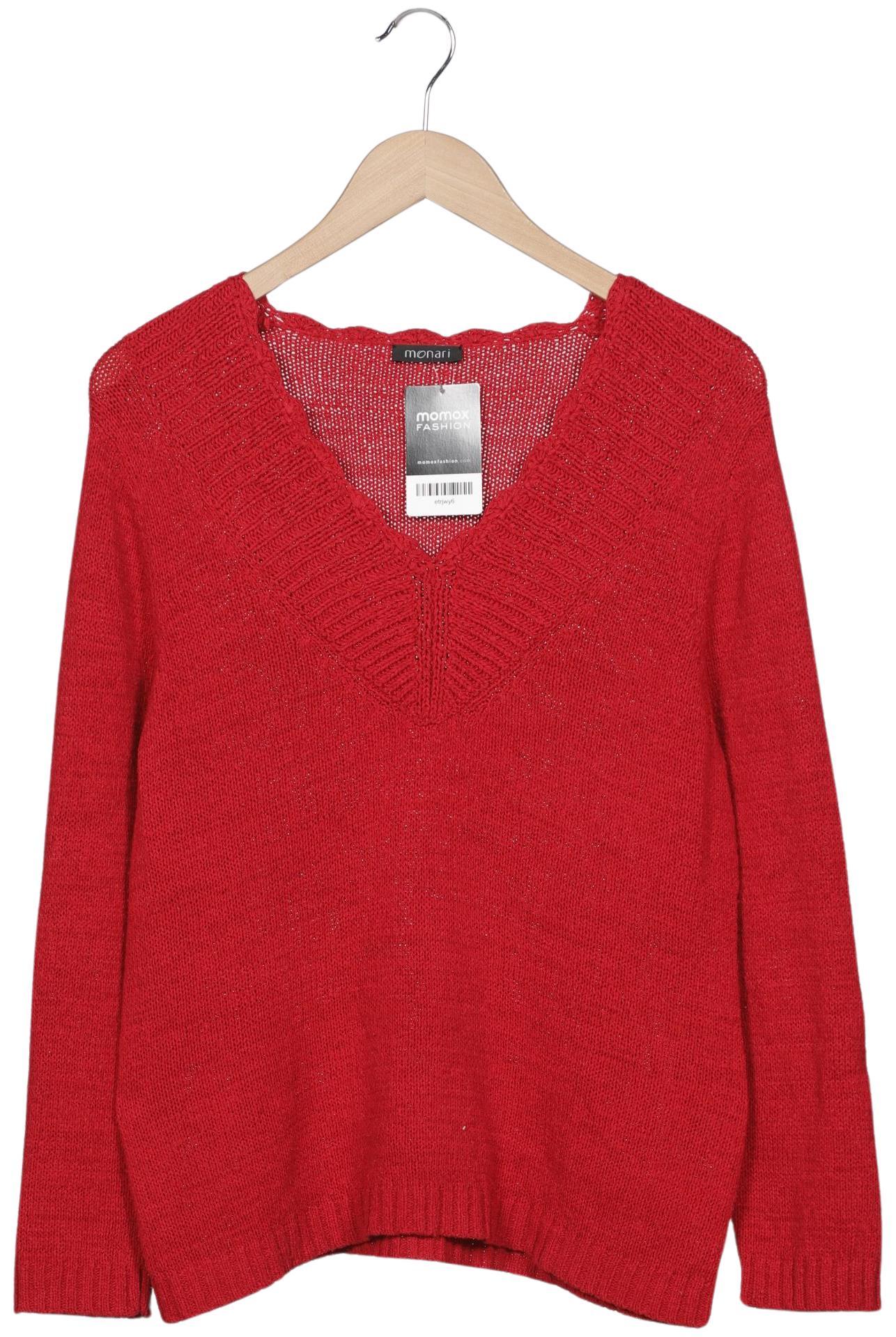 

monari Damen Pullover, rot, Gr. 42