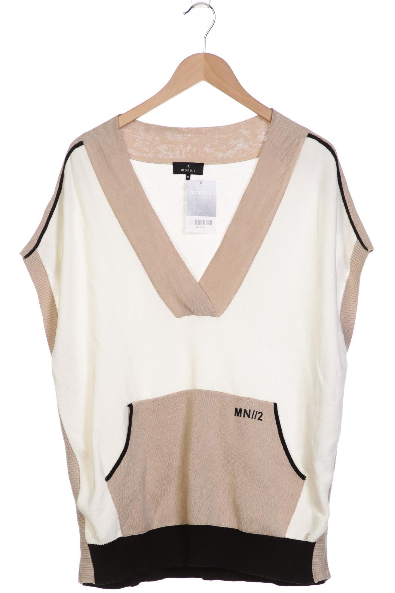 

monari Damen Pullover, weiß, Gr. 40
