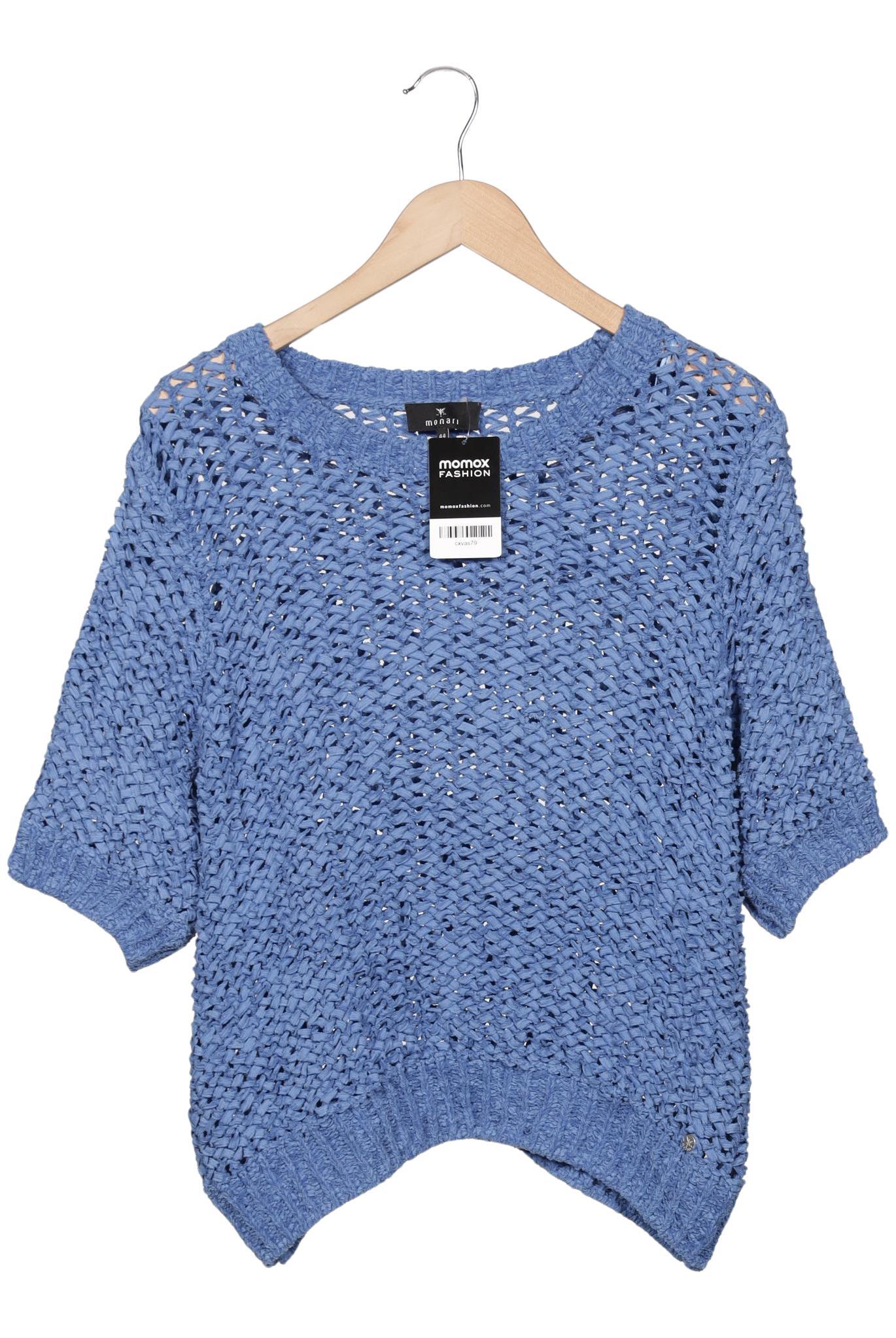 

monari Damen Pullover, blau, Gr. 44
