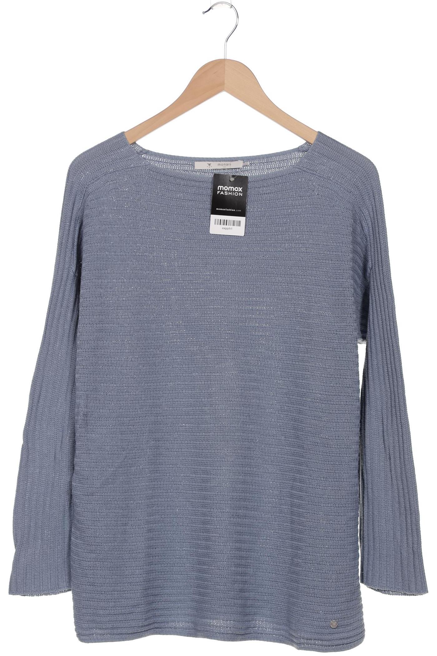 

monari Damen Pullover, blau, Gr. 44
