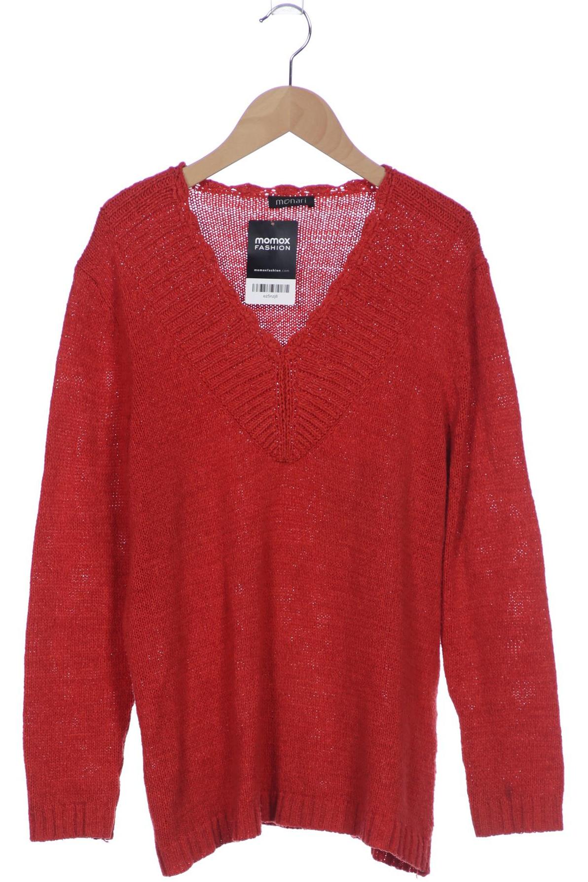 

monari Damen Pullover, rot, Gr. 44