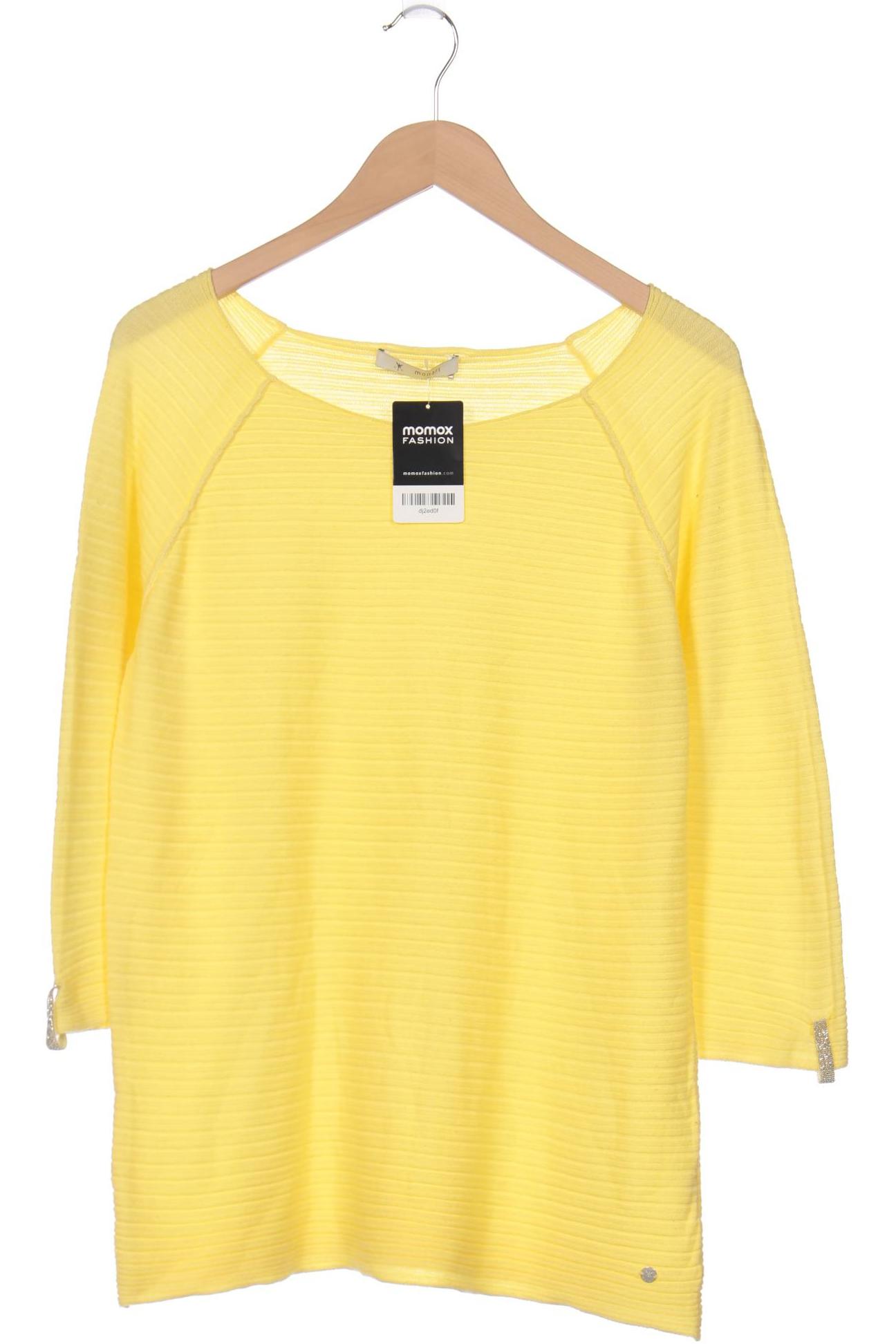 

monari Damen Pullover, gelb, Gr. 38