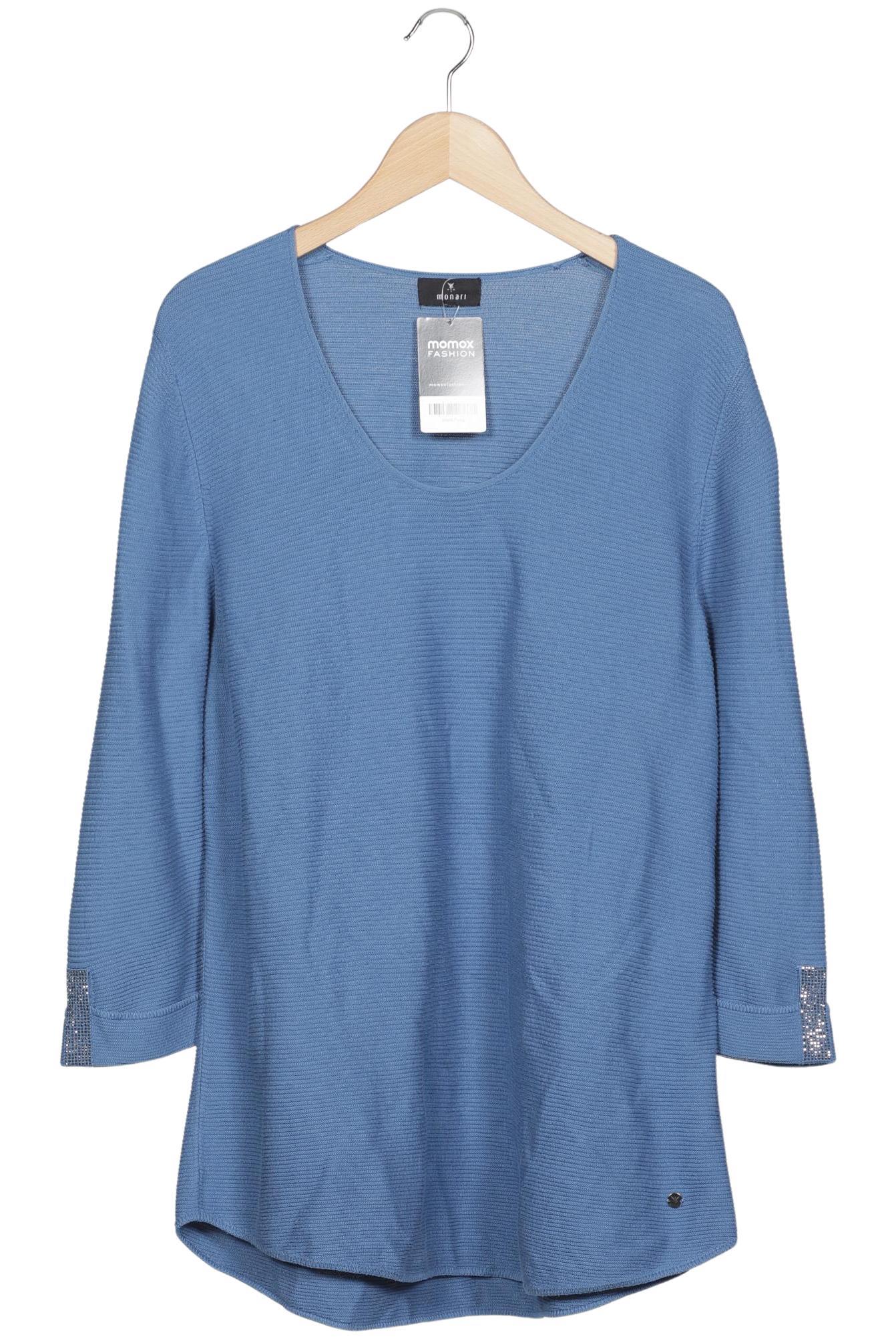 

monari Damen Pullover, blau, Gr. 46