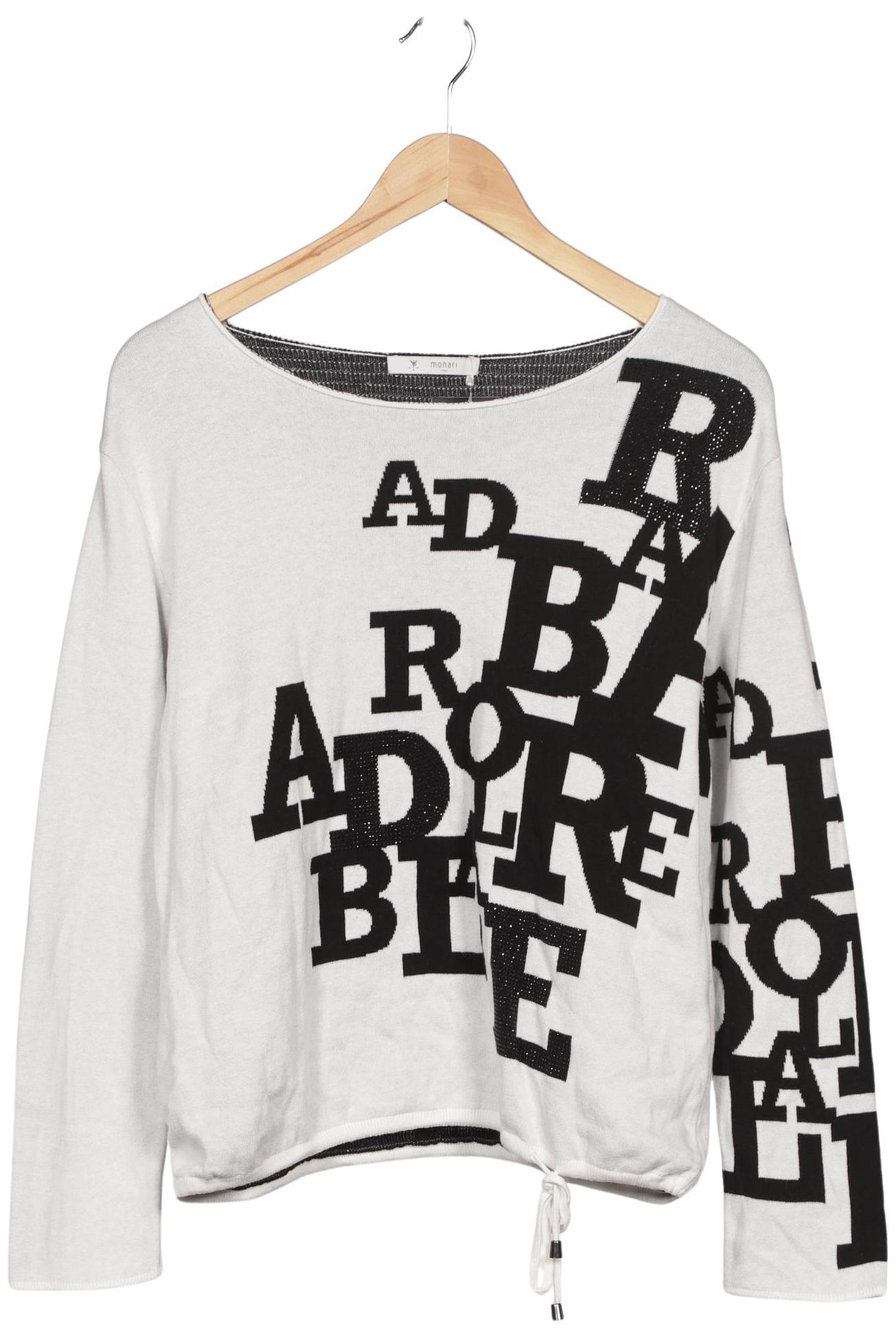 

monari Damen Pullover, weiß, Gr. 36