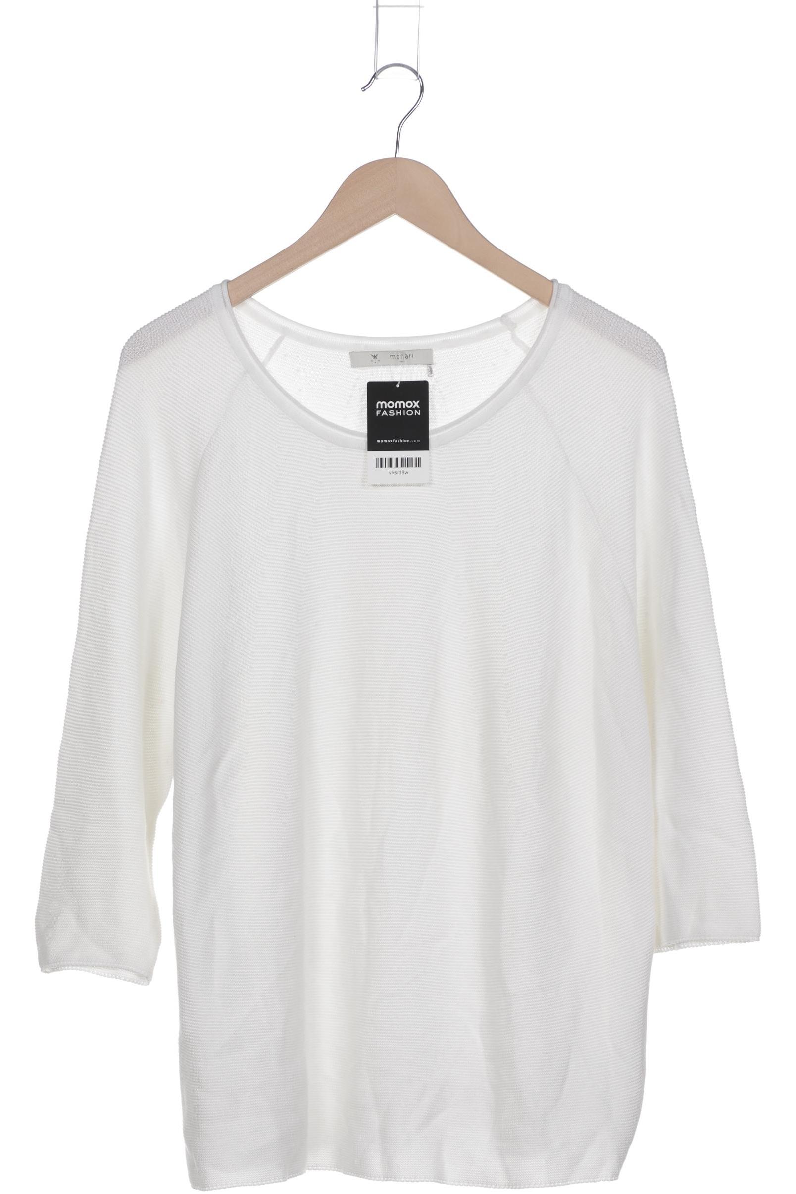 

monari Damen Pullover, weiß, Gr. 46