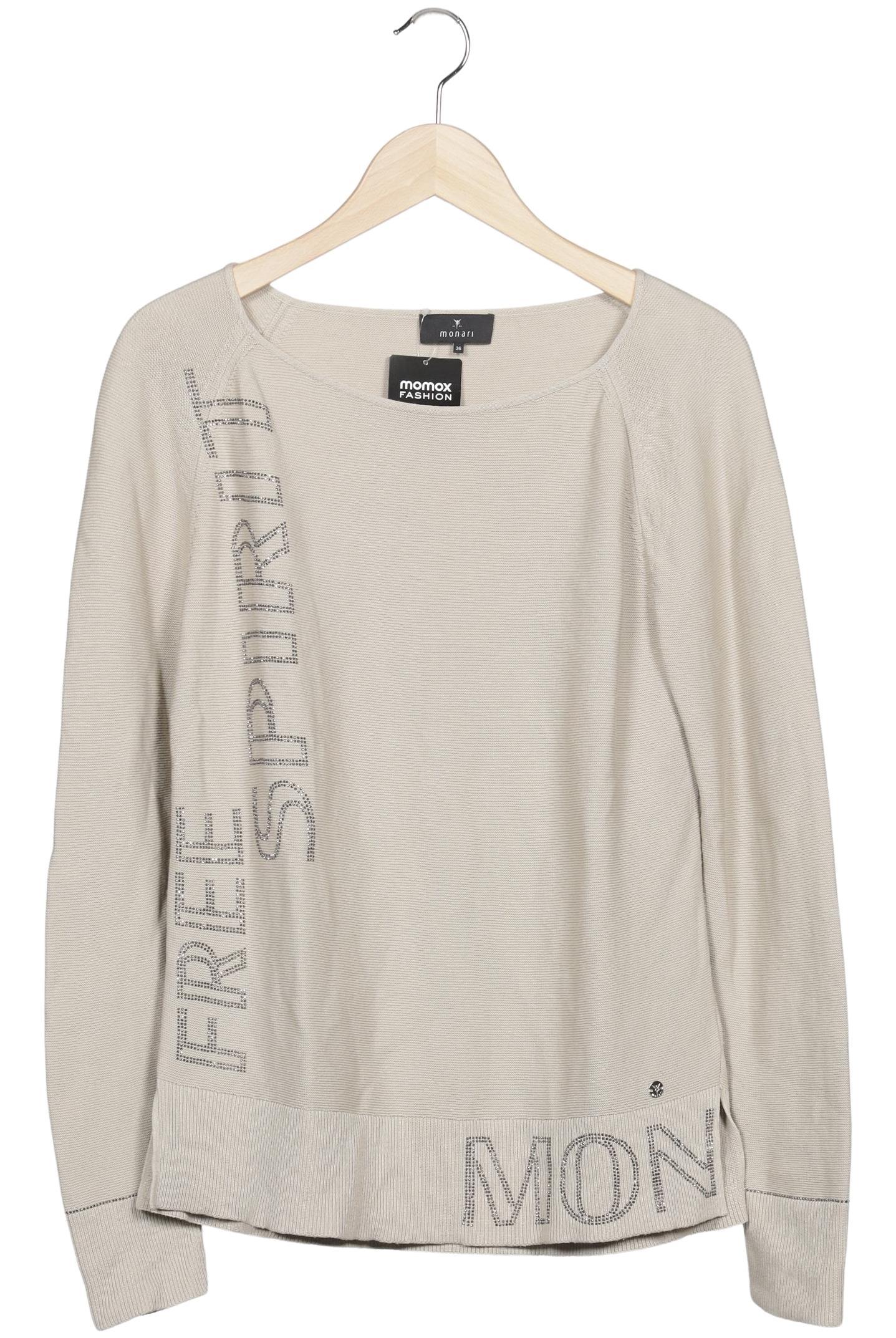 

monari Damen Pullover, beige, Gr. 36