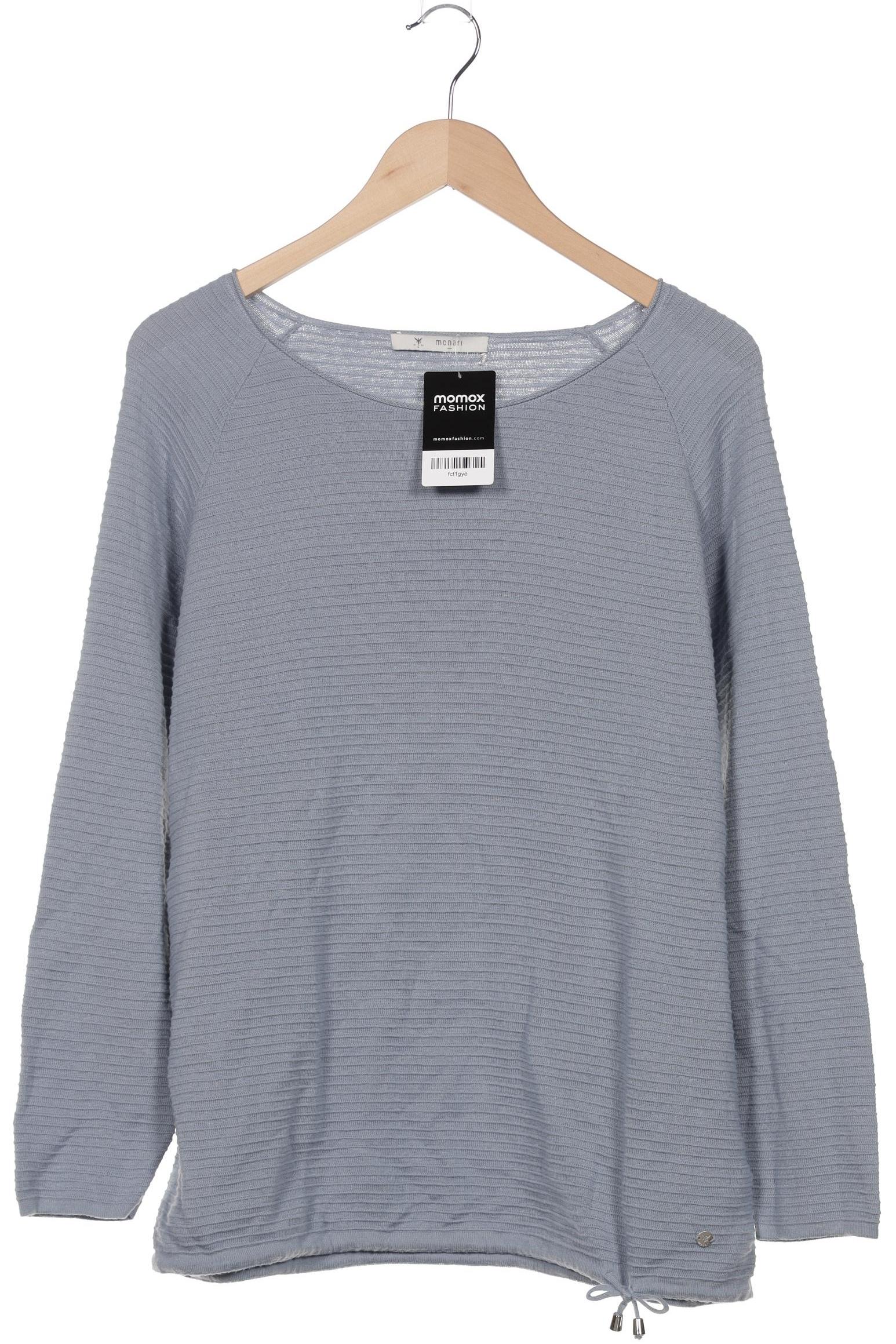 

monari Damen Pullover, blau, Gr. 44