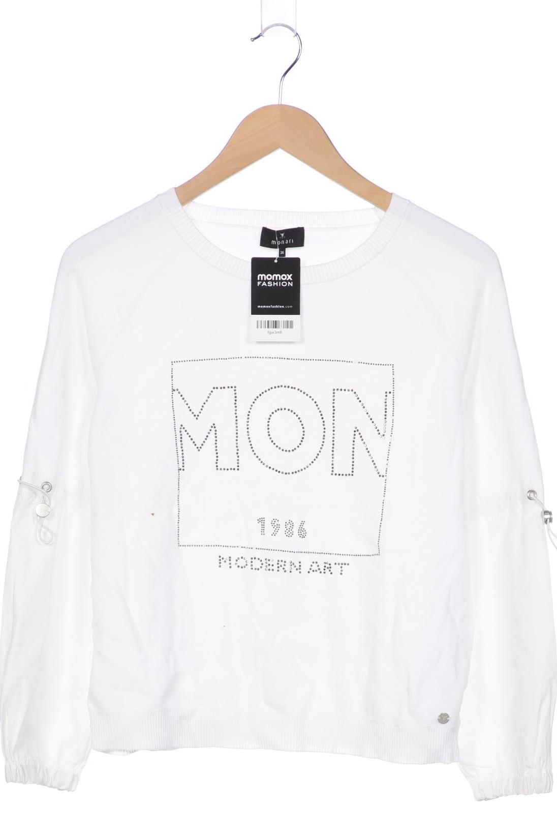 

monari Damen Pullover, weiß