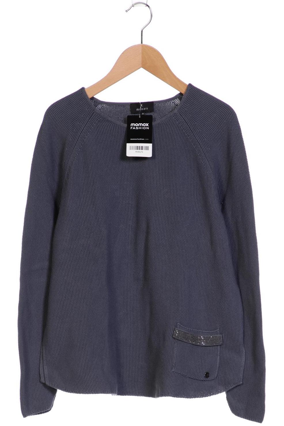 

monari Damen Pullover, blau, Gr. 36