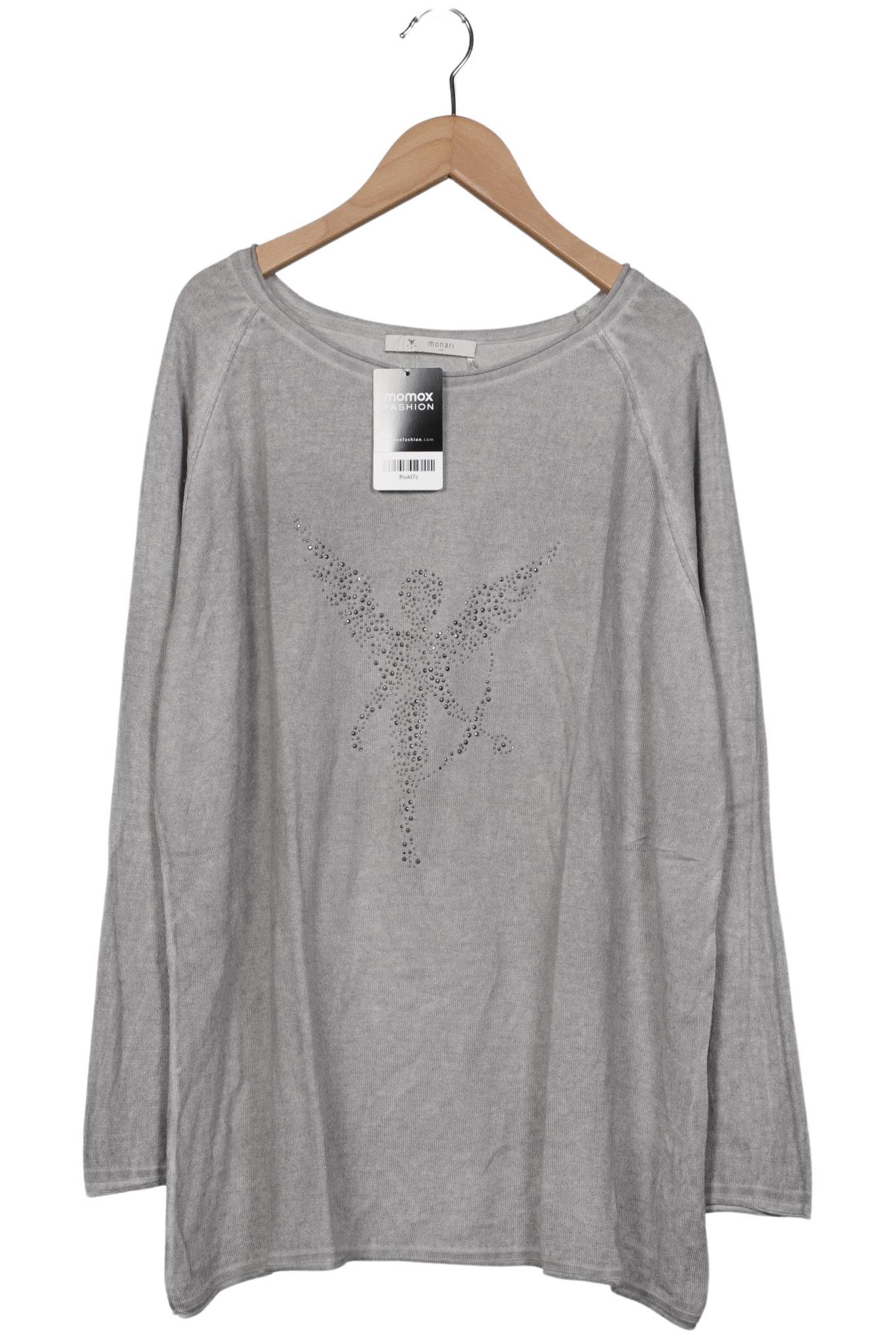 

monari Damen Pullover, grau, Gr. 46