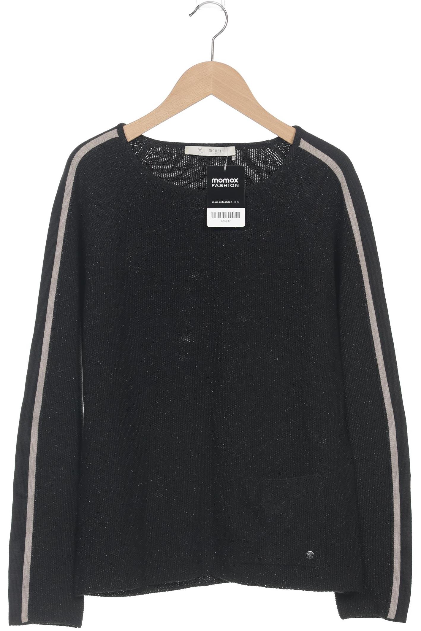 

monari Damen Pullover, schwarz, Gr. 38