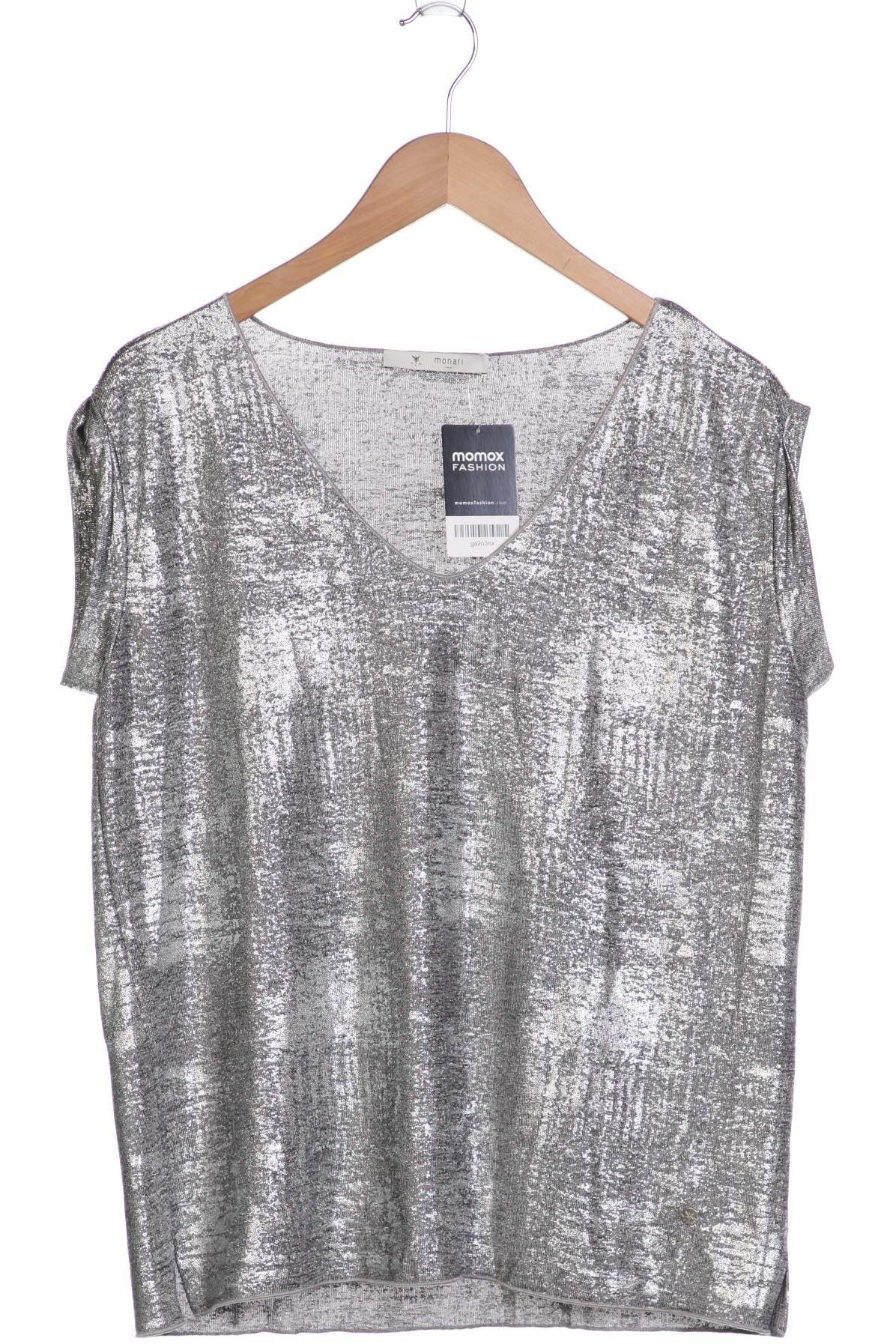 

monari Damen Pullover, silber, Gr. 42