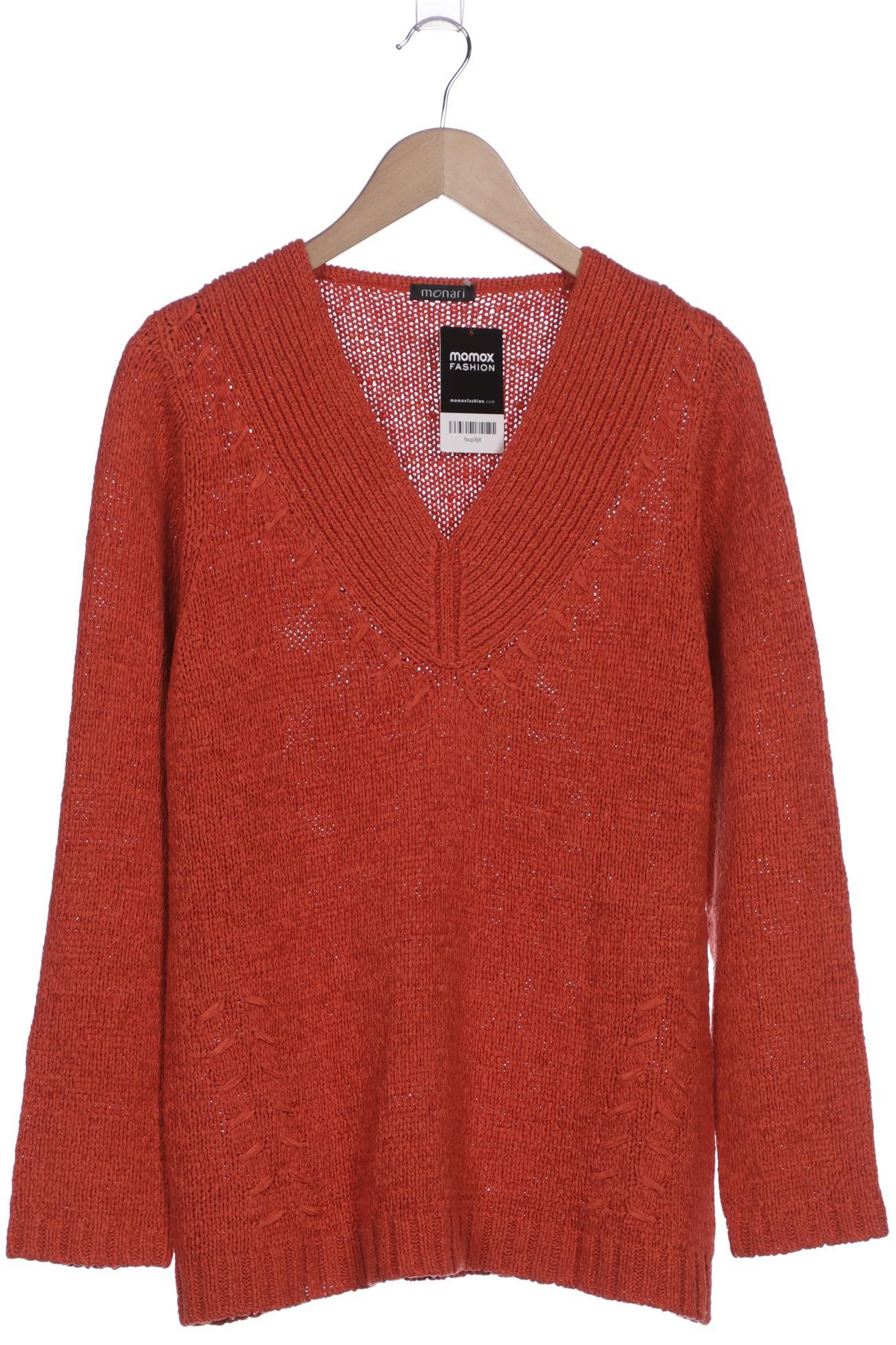 

monari Damen Pullover, orange, Gr. 46