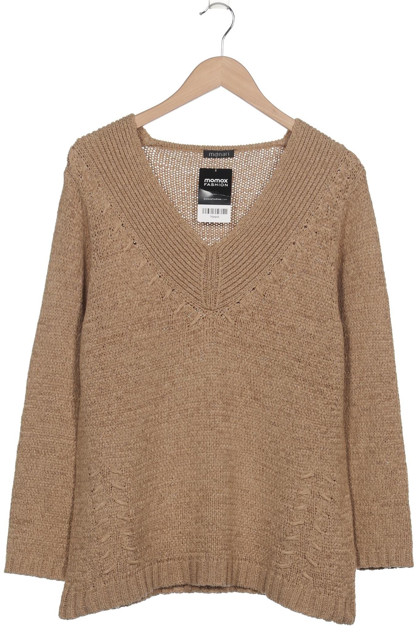 

monari Damen Pullover, braun, Gr. 44
