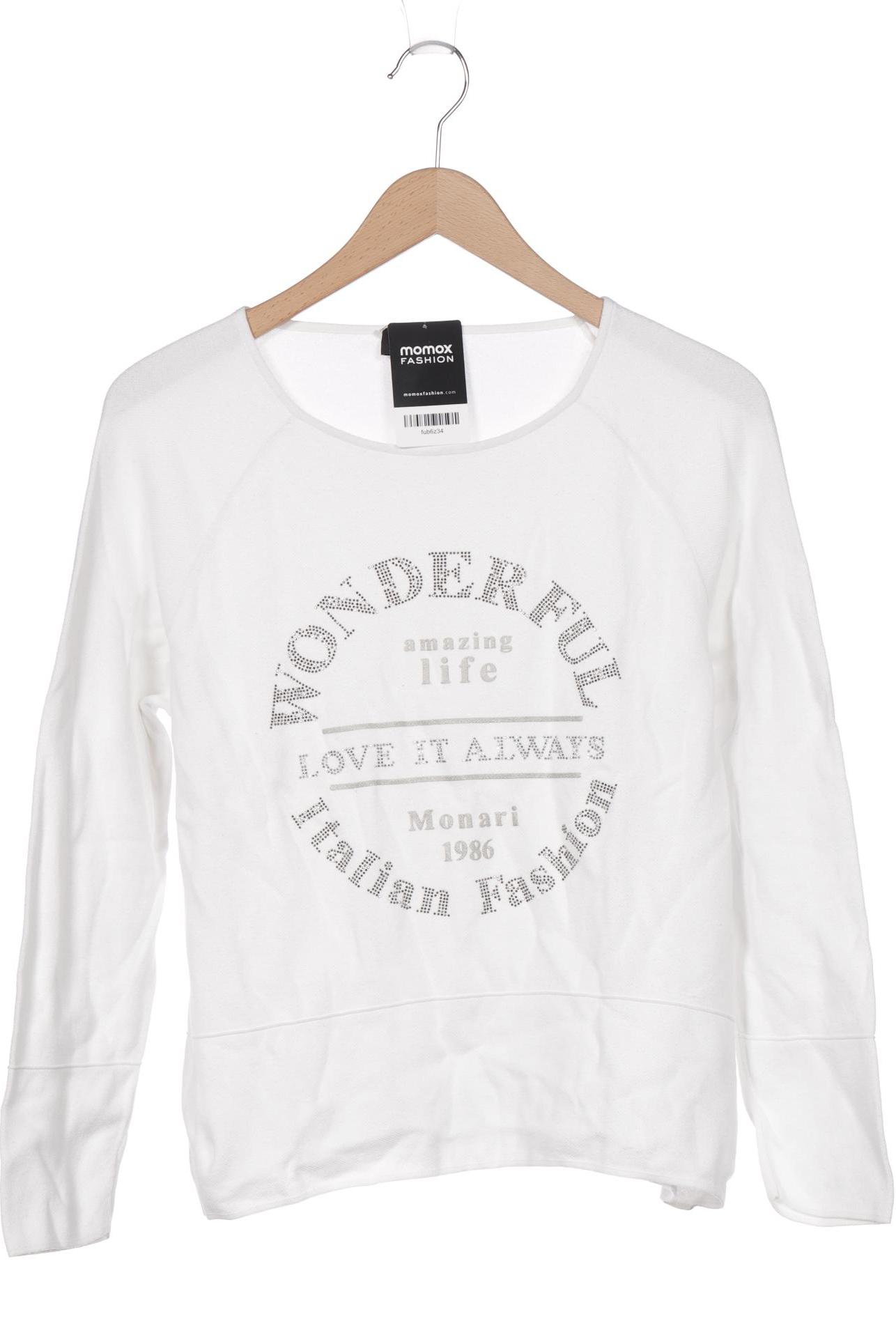 

monari Damen Pullover, weiß