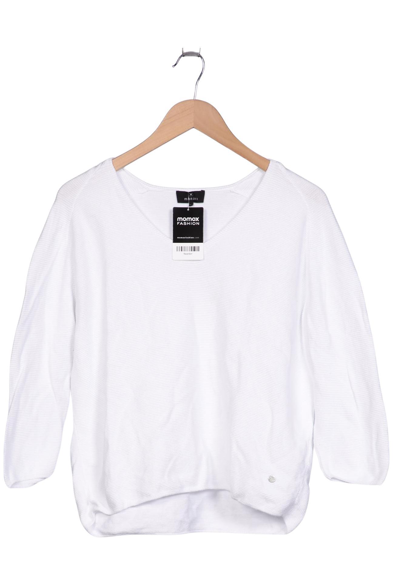 

monari Damen Pullover, weiß, Gr. 38