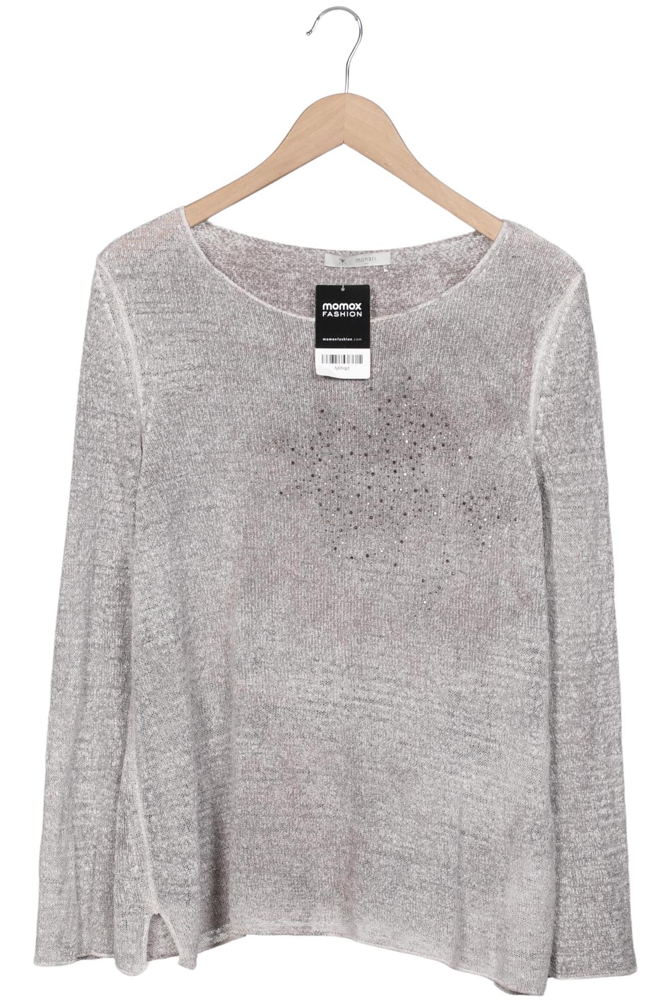 

monari Damen Pullover, grau, Gr. 40