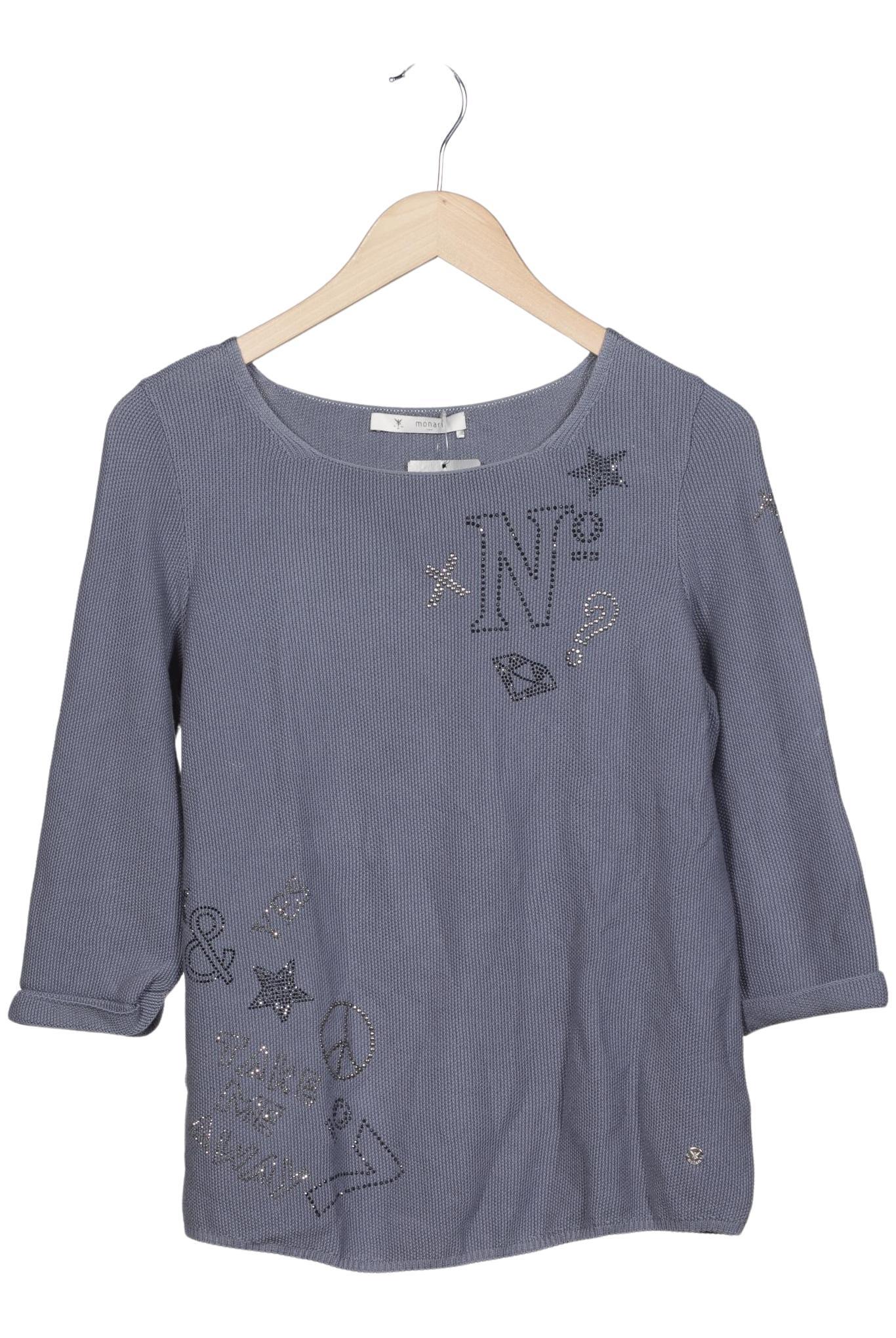 

monari Damen Pullover, grau, Gr. 38