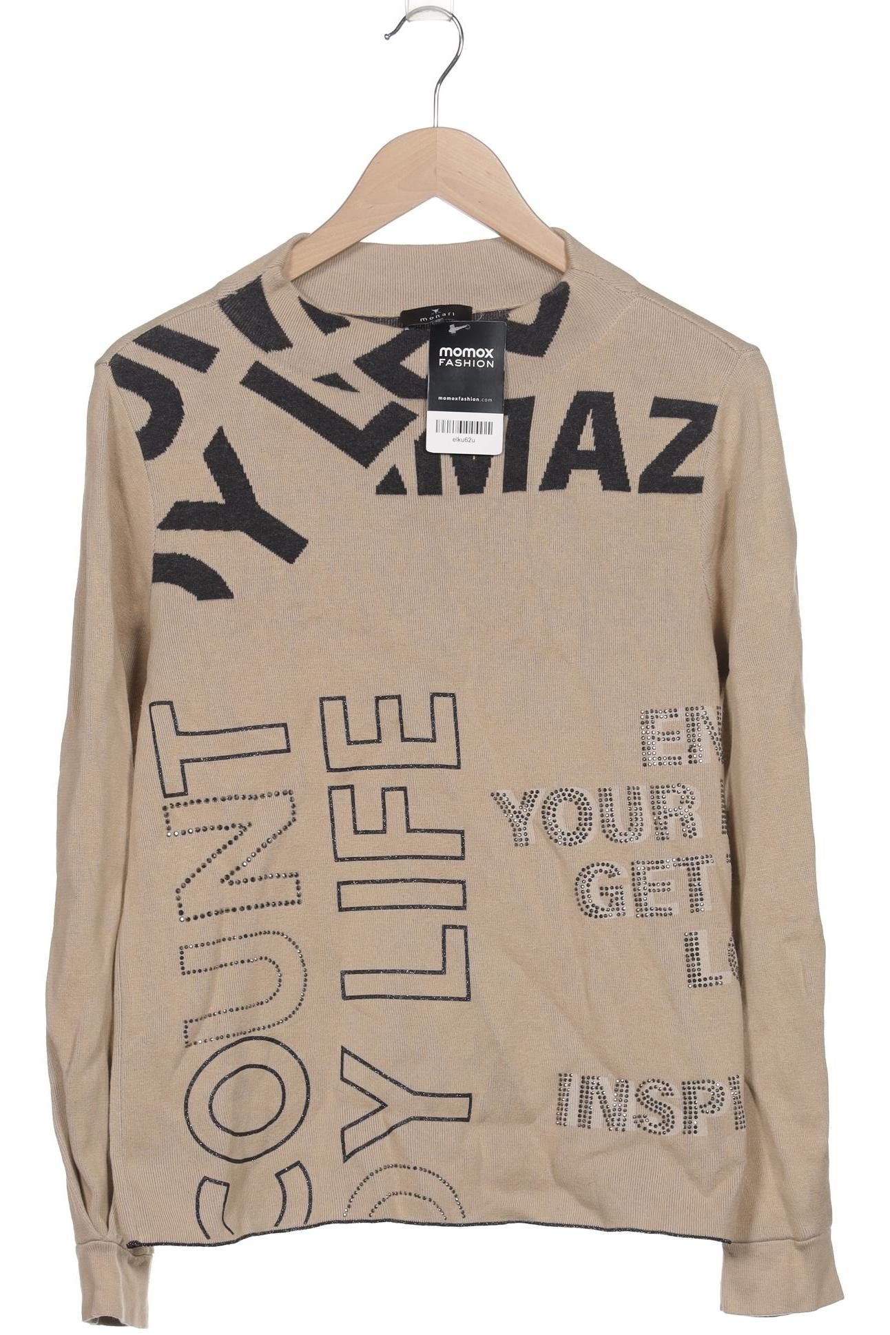 

monari Damen Pullover, beige, Gr. 36